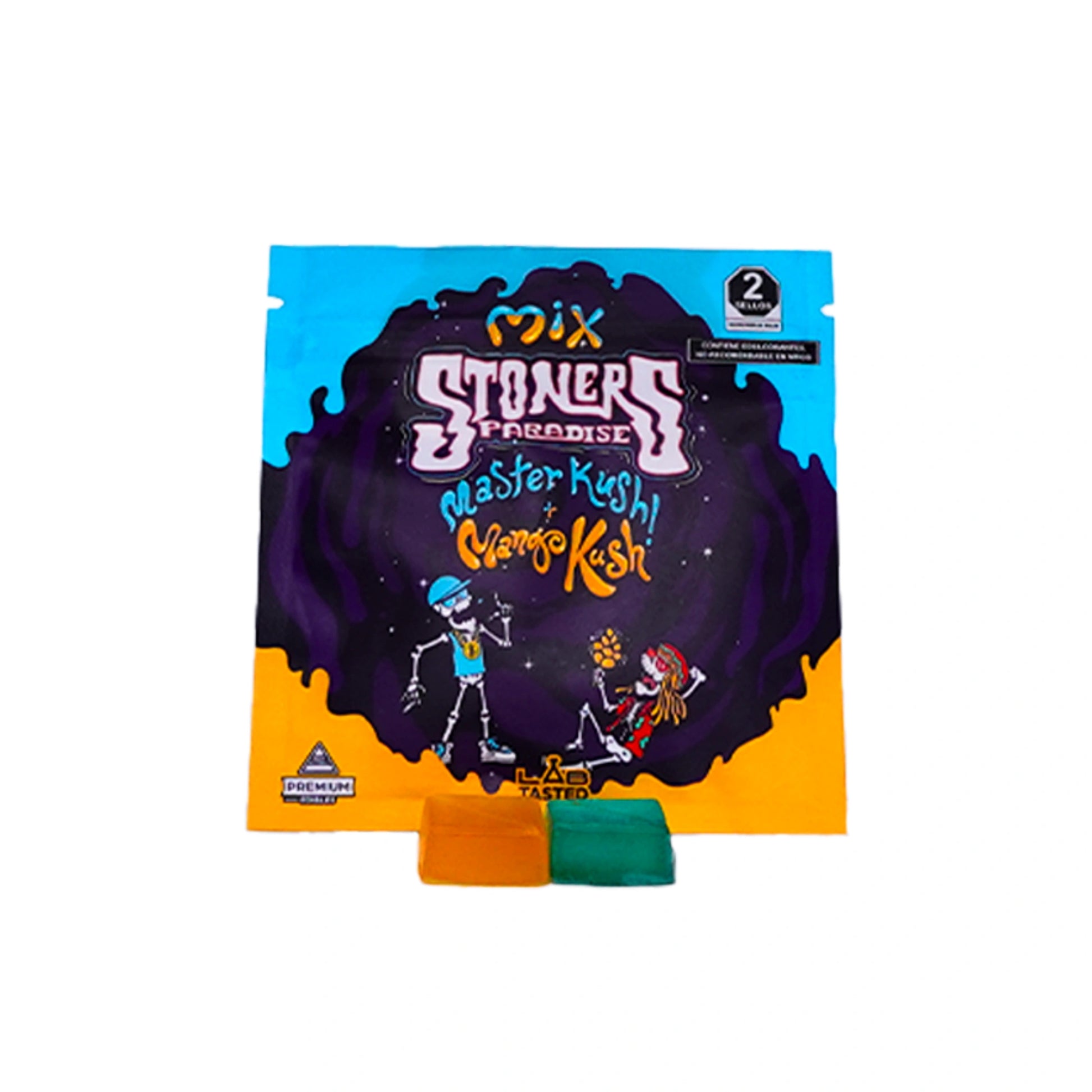 Stoners Paradise Gomitas Delta 9 40mg Master Kush y Mango Kush Blonti México