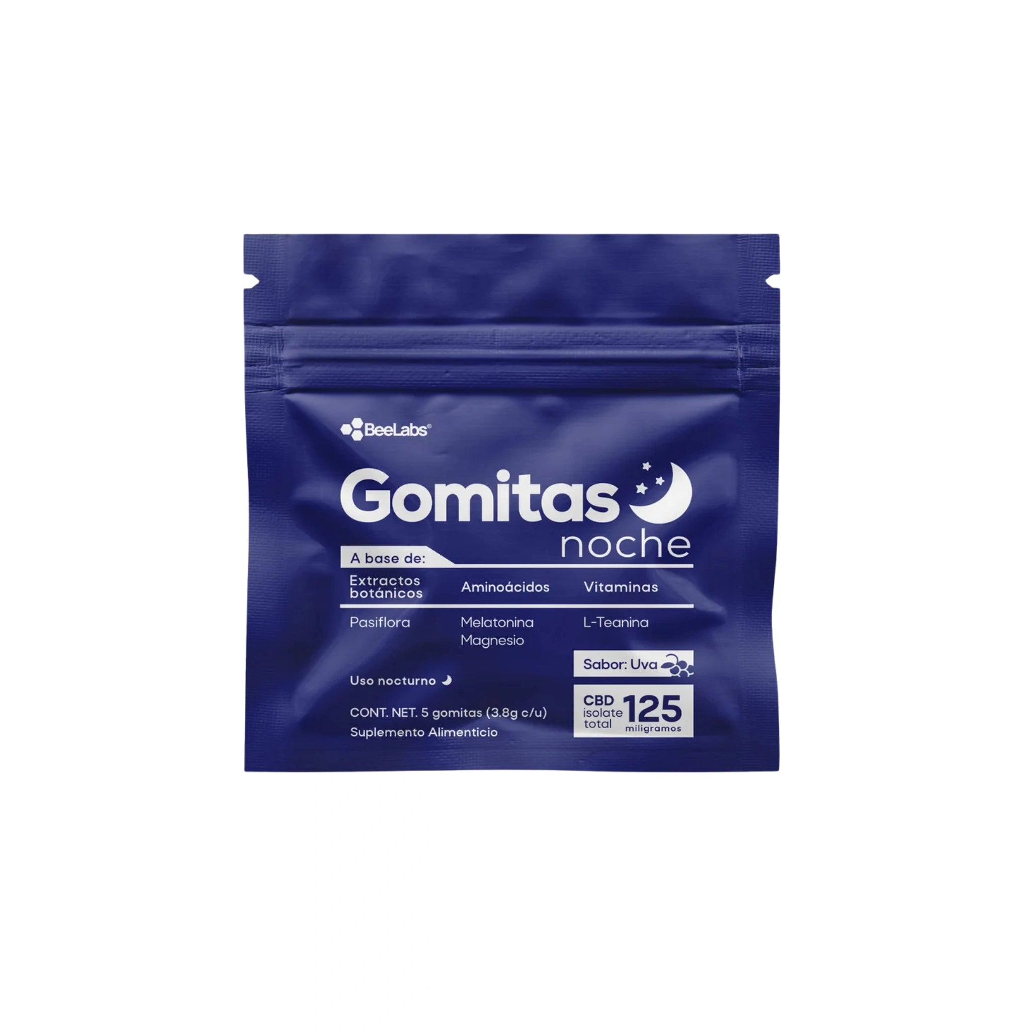 BeeLabs Gomitas CBD Melatonina Para Dormir Sobre 5 Piezas Blonti México
