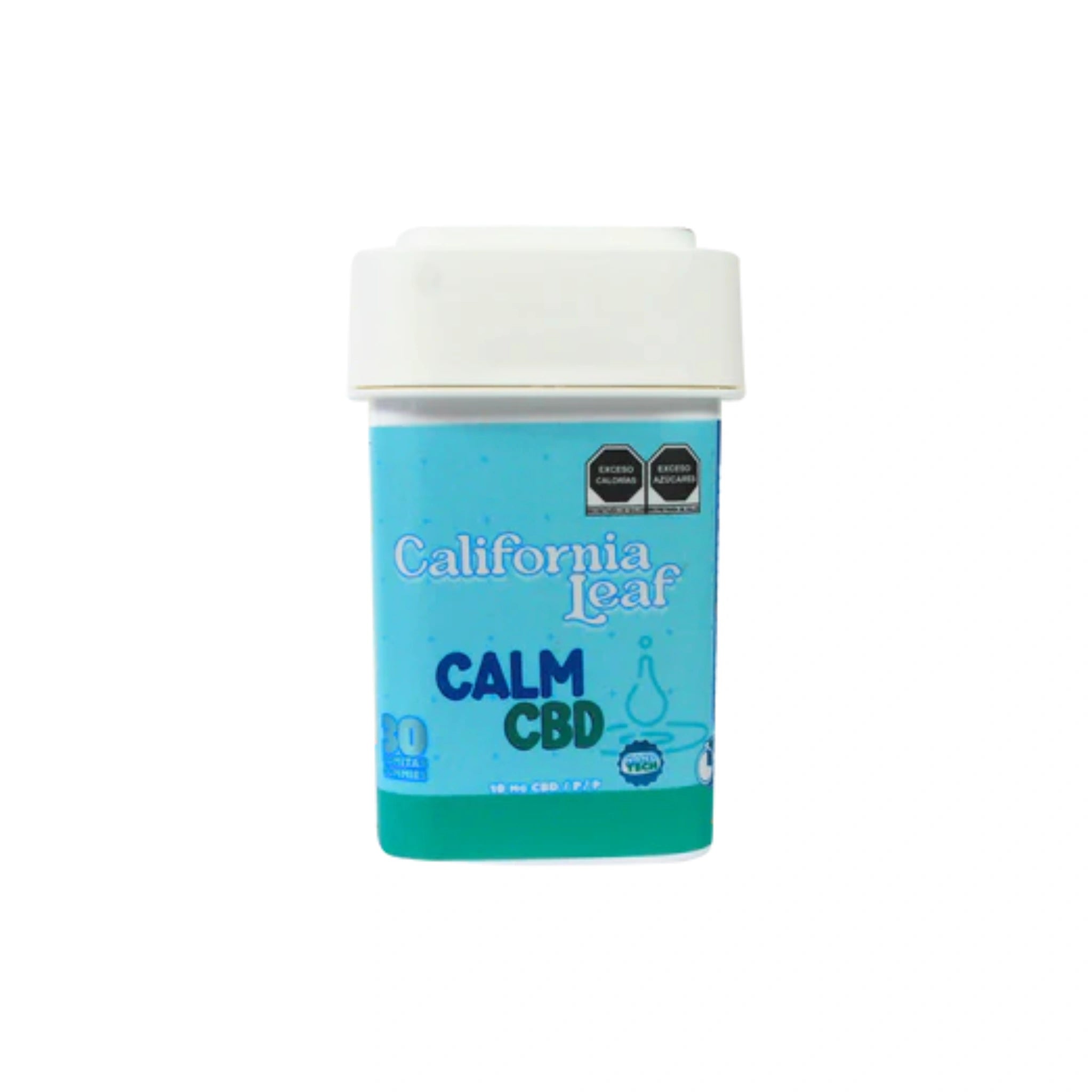 California Leaf Gomitas CBD Calm Nanotech 10mg 15 Piezas Blonti México