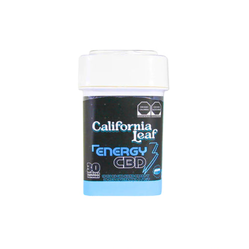 California Leaf Gomitas CBD CBG Energy Broad Nanotech 10mg Frutos Rojos 30 Piezas Blonti México