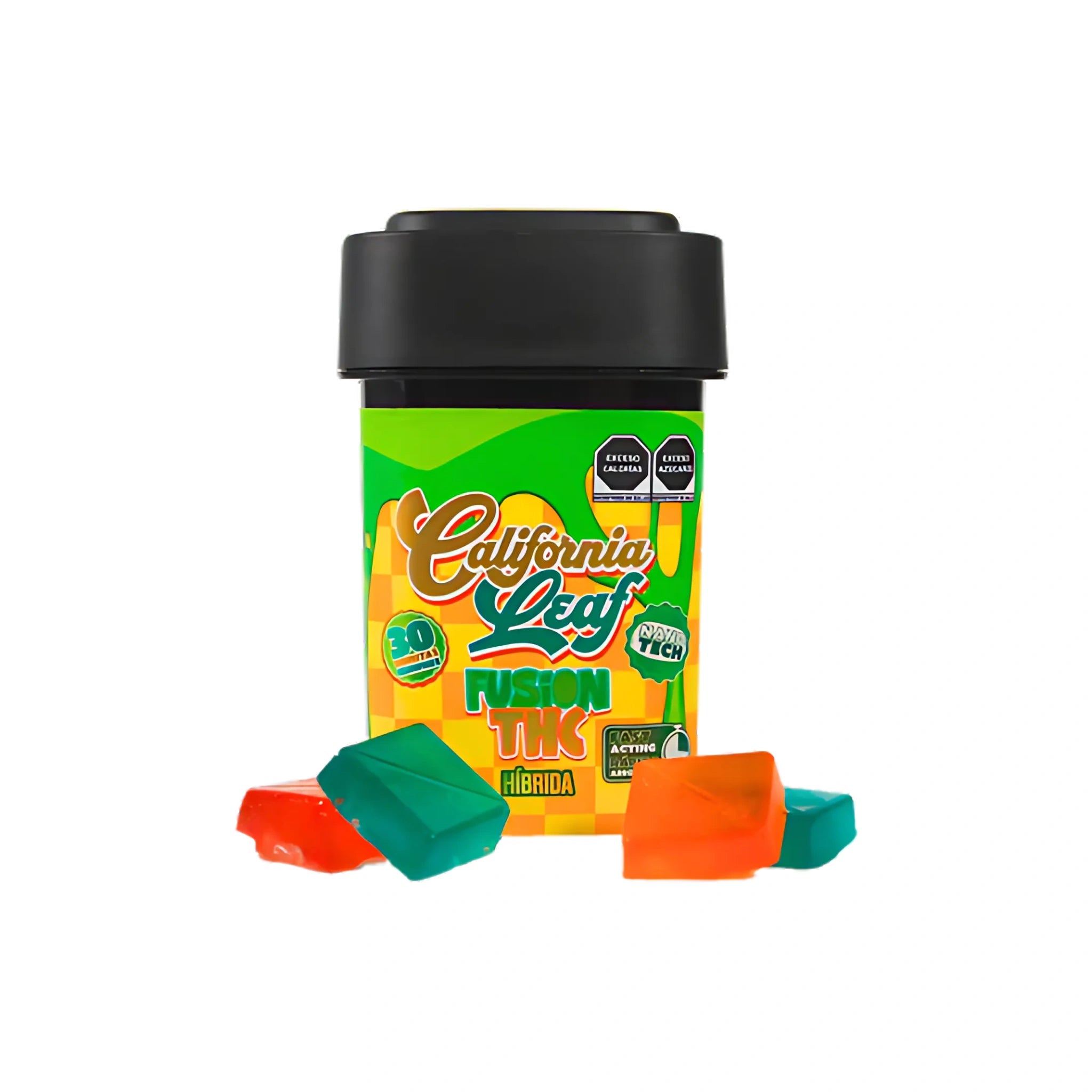 California Leaf Gomitas Delta 9 Nanotech 25mg Fusion Hybrid Blonti México