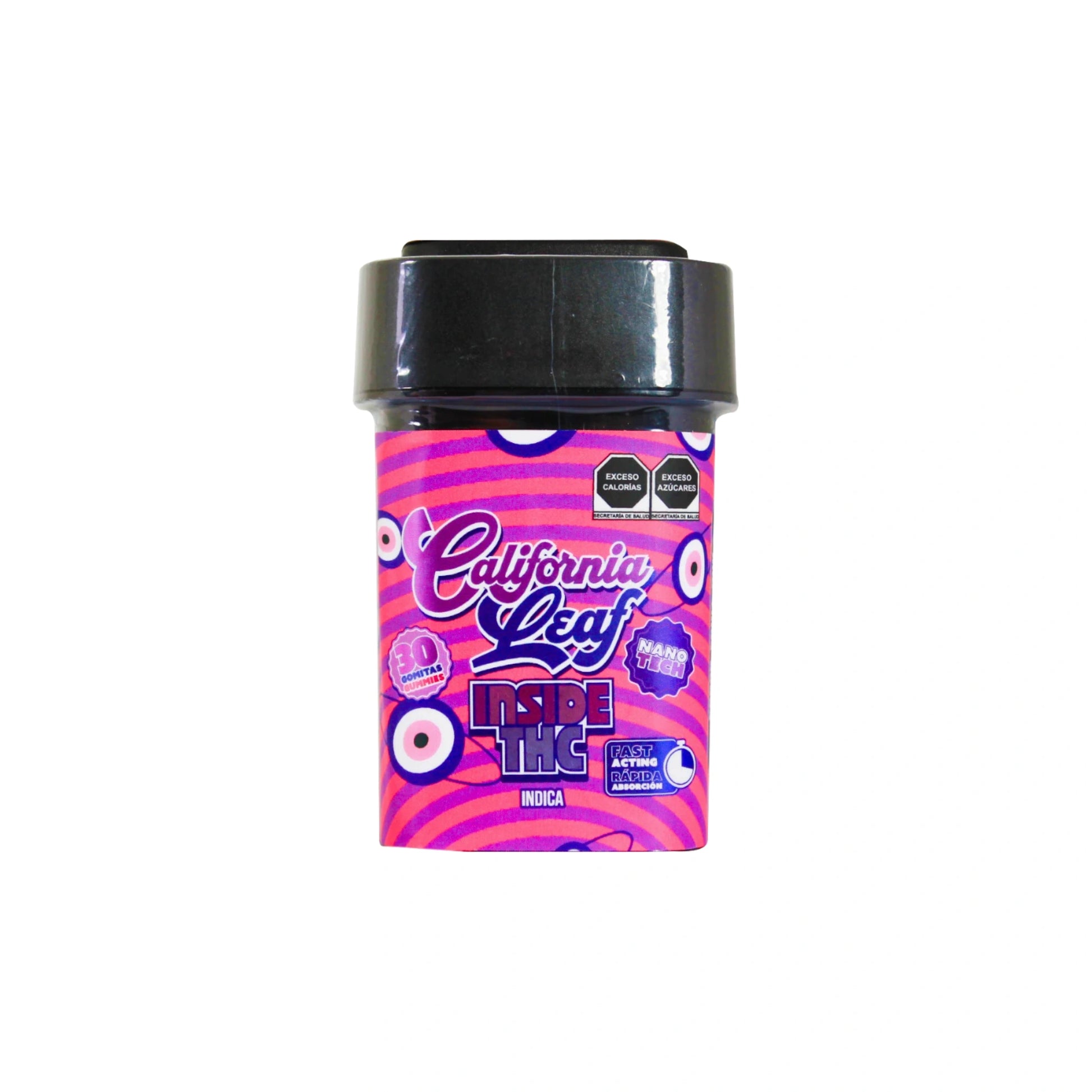 California Leaf Gomitas Delta 9 Nanotech 25mg Inside Indica Detalle Blonti México