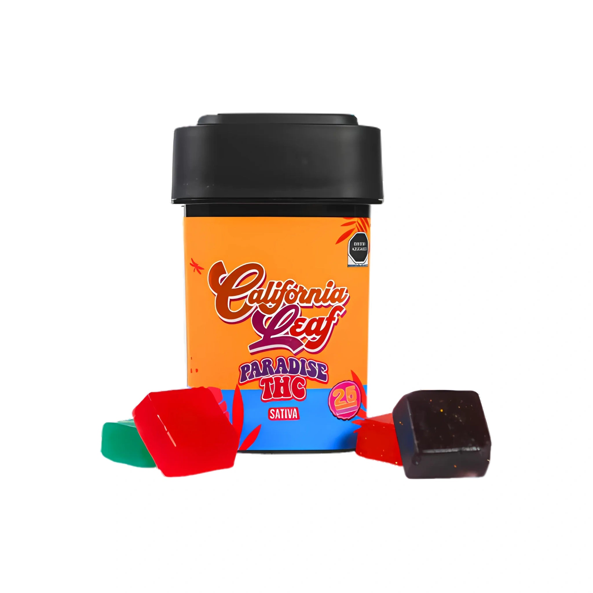 California Leaf Gomitas Paradise Delta 9 50mg Sativa Fruit Mix 25 Piezas Blonti México