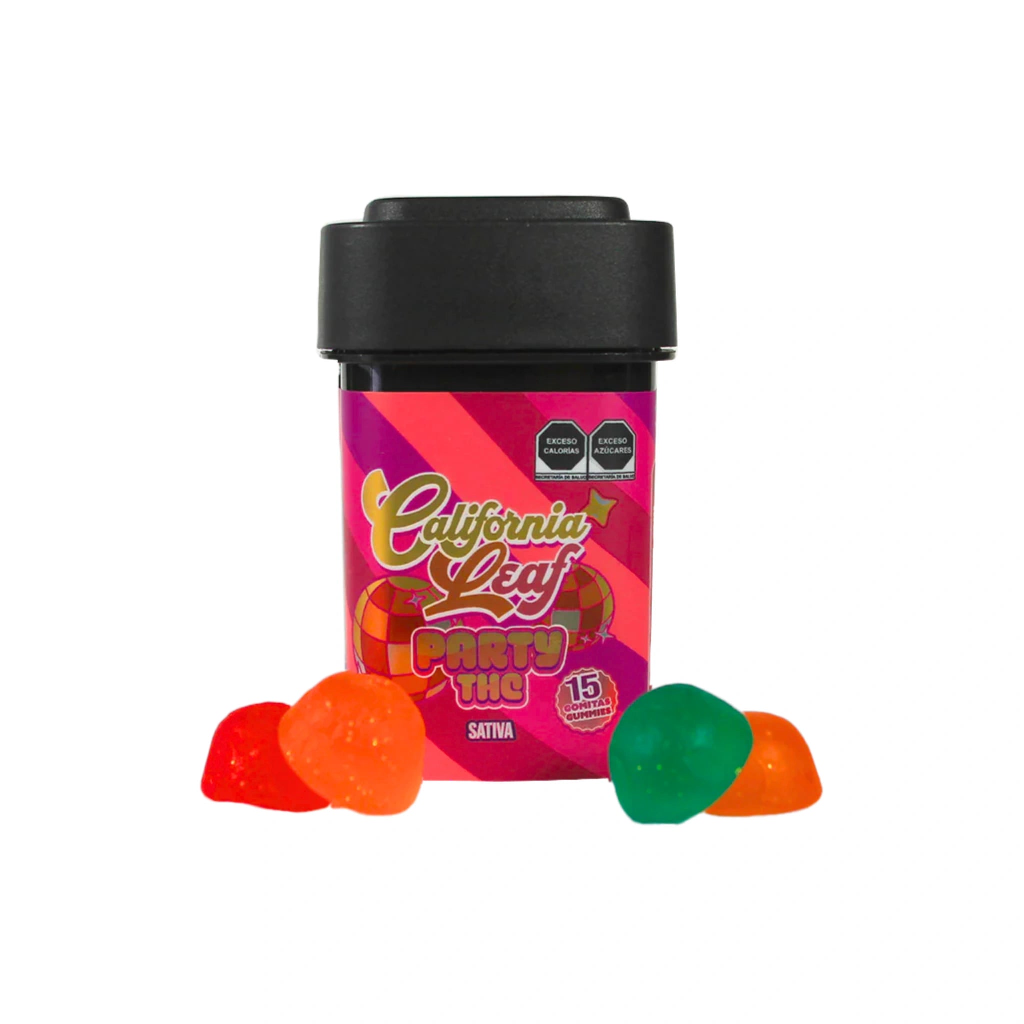 California Leaf Gomitas THC-O Party 30mg 15 Piezas Blonti México