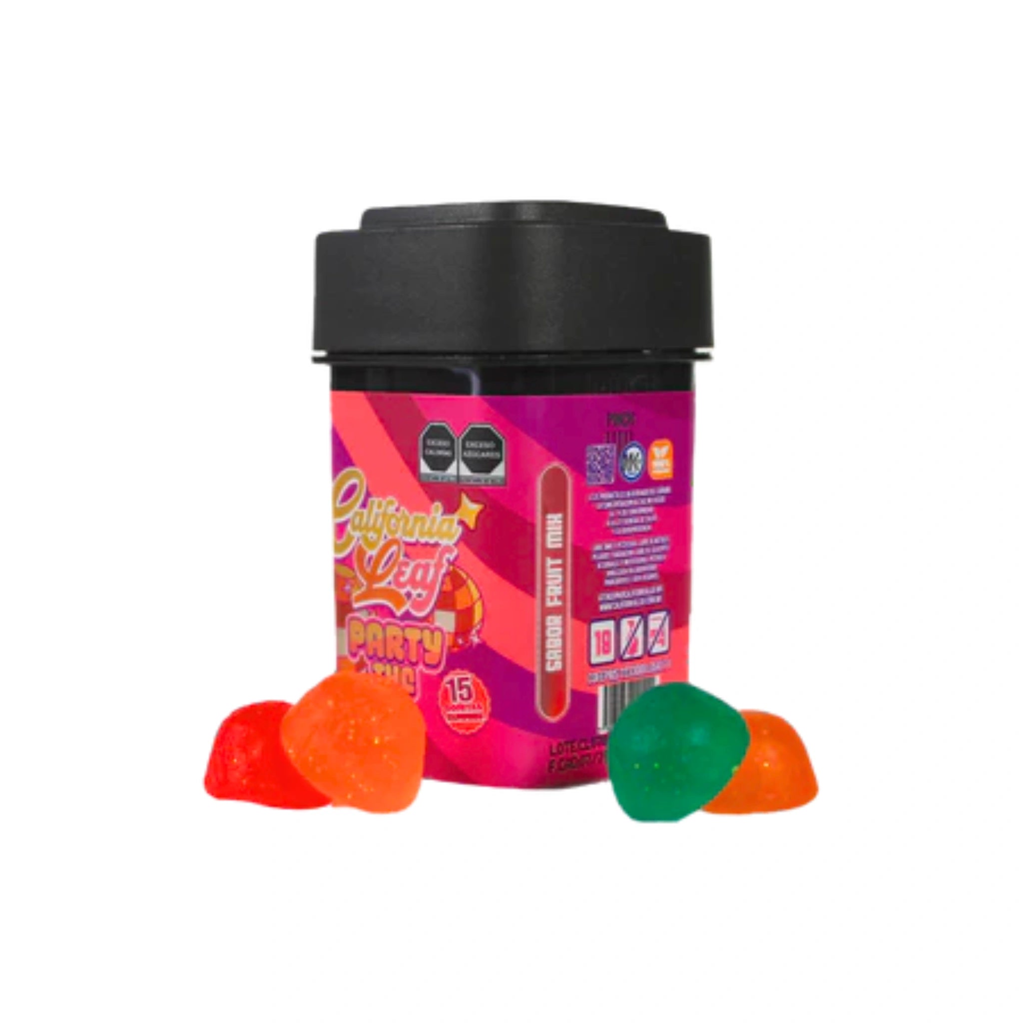 California Leaf Gomitas THC-O Party 50mg 15 Piezas Blonti México