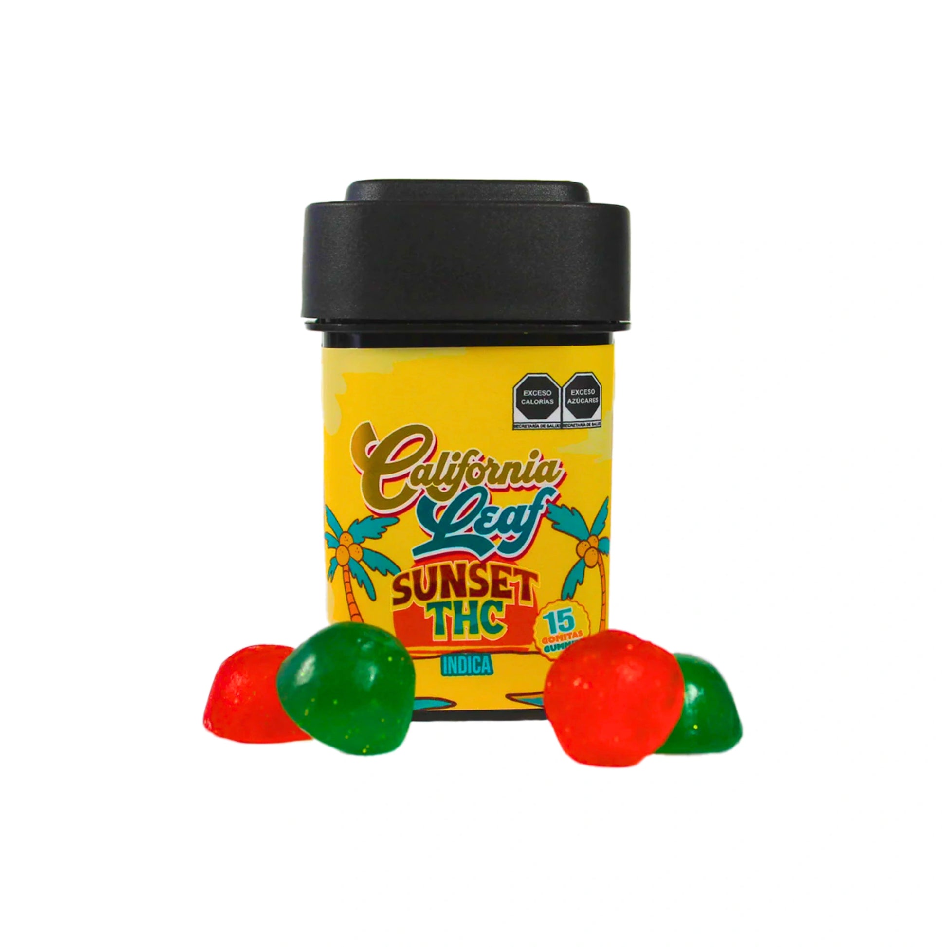 California Leaf Gomitas HHC Sunset 30mg Fruit Mix 15 Piezas Blonti México