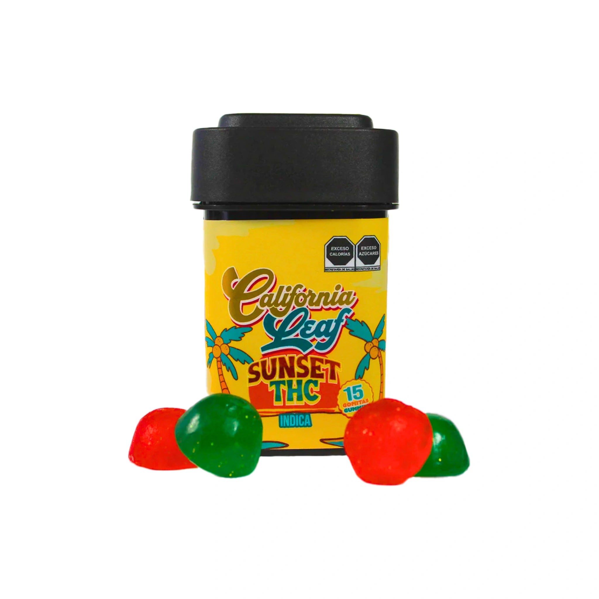 California Leaf Gomitas HHC Sunset 30mg Fruit Mix 15 Piezas Blonti México