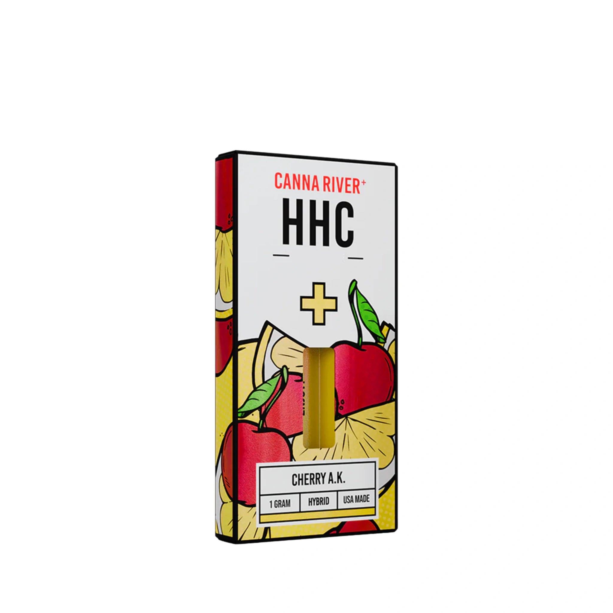 Canna River Cartucho Wax Desechable HHC 1g Cherry AK Hybrid Blonti México