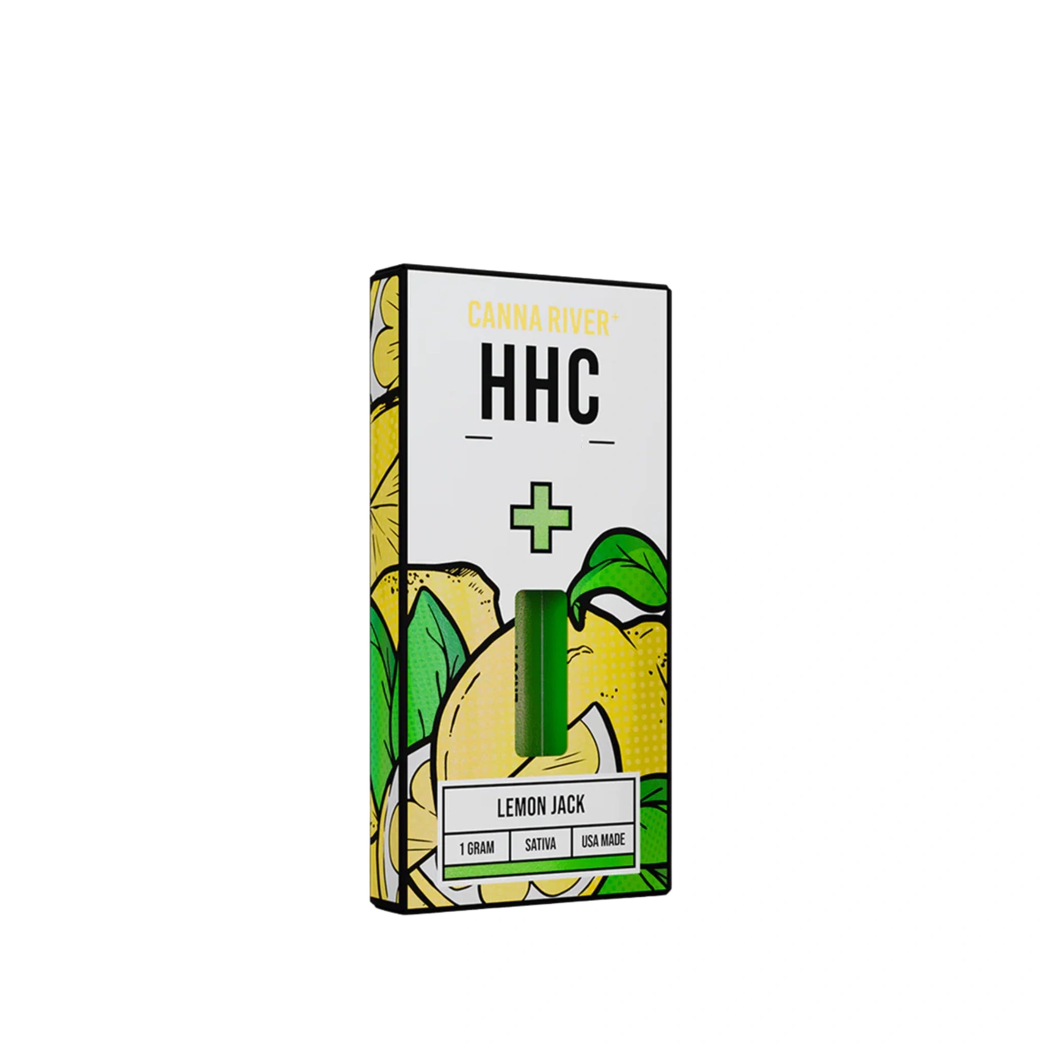 Canna River Cartucho Wax Desechable HHC 1g Lemon Jack Sativa Blonti México