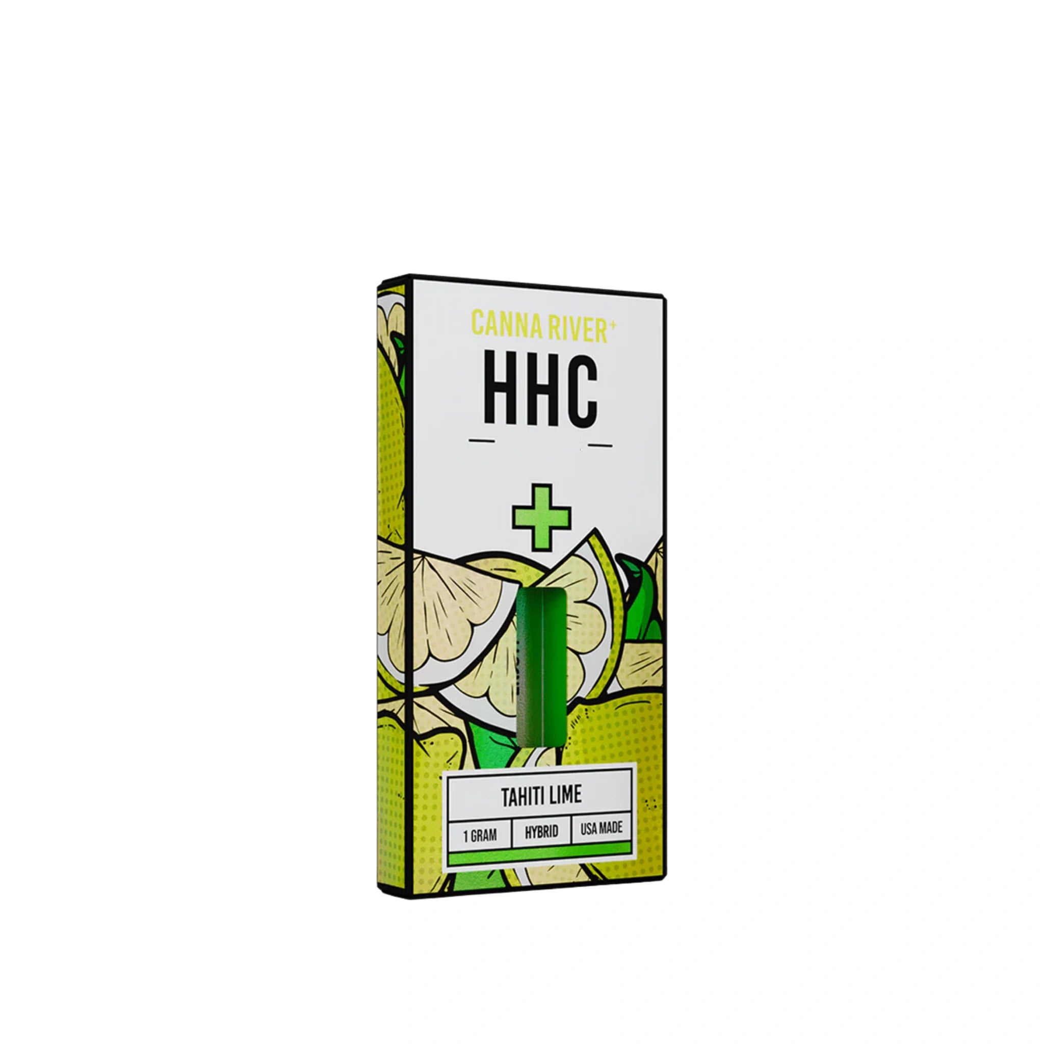 Canna River Cartucho Wax Desechable HHC 1g Tahiti Lime Hybrid Blonti México