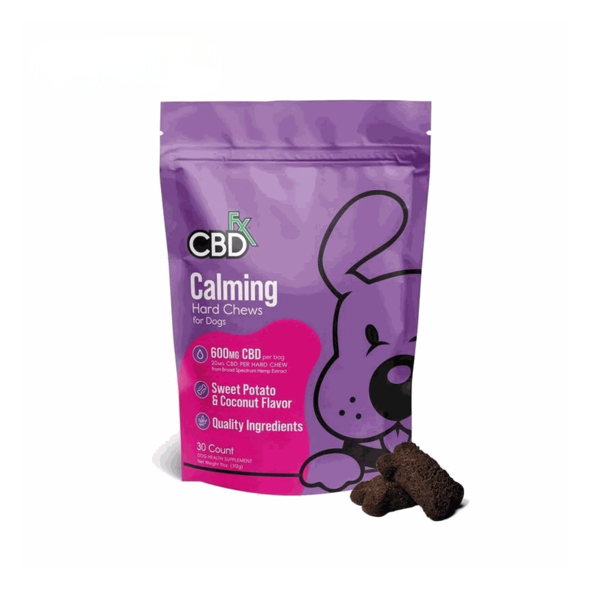 CBDfx Premios CBD Calmantes Perros 600mg Masticable Duro Blonti México