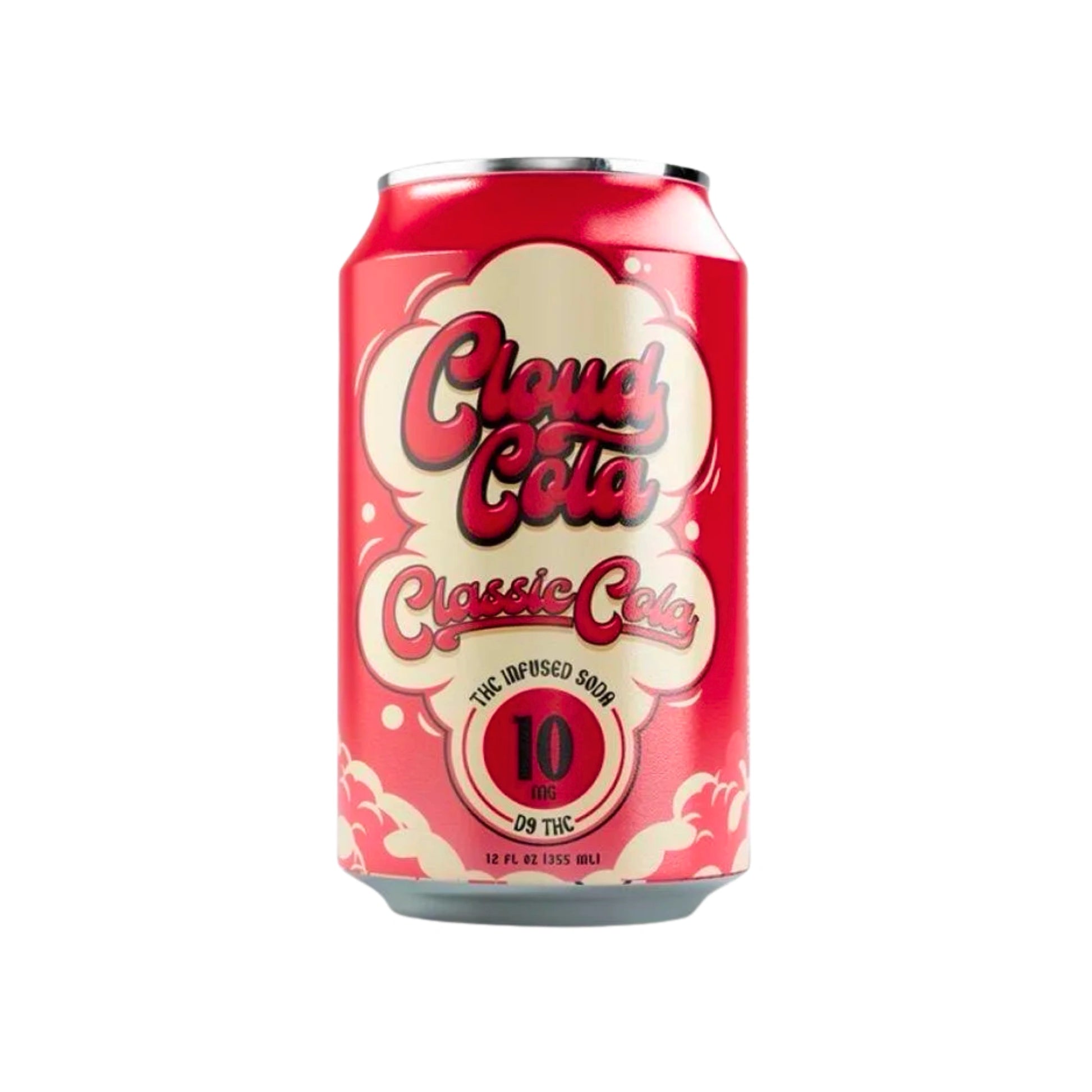 Cloud Cola Soda Delta 9 10mg 355ml Pack 4 Latas Classic Cola Blonti México