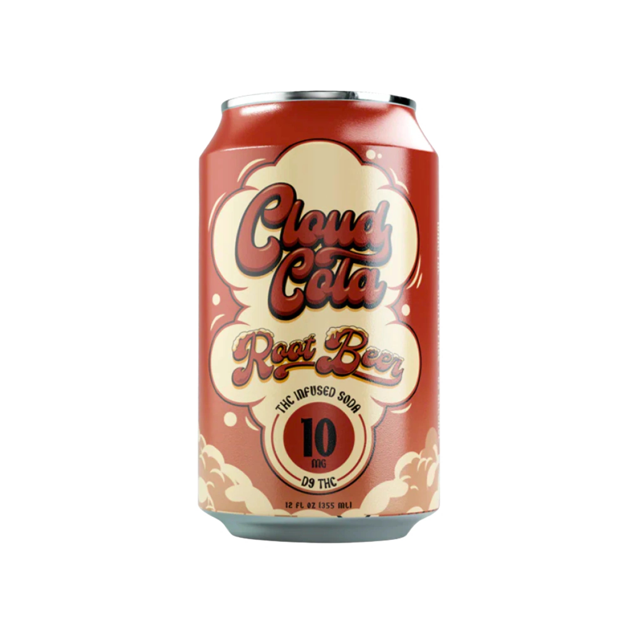 Cloud Cola Soda Delta 9 10mg 355ml Pack 4 Latas Root Beer Blonti México