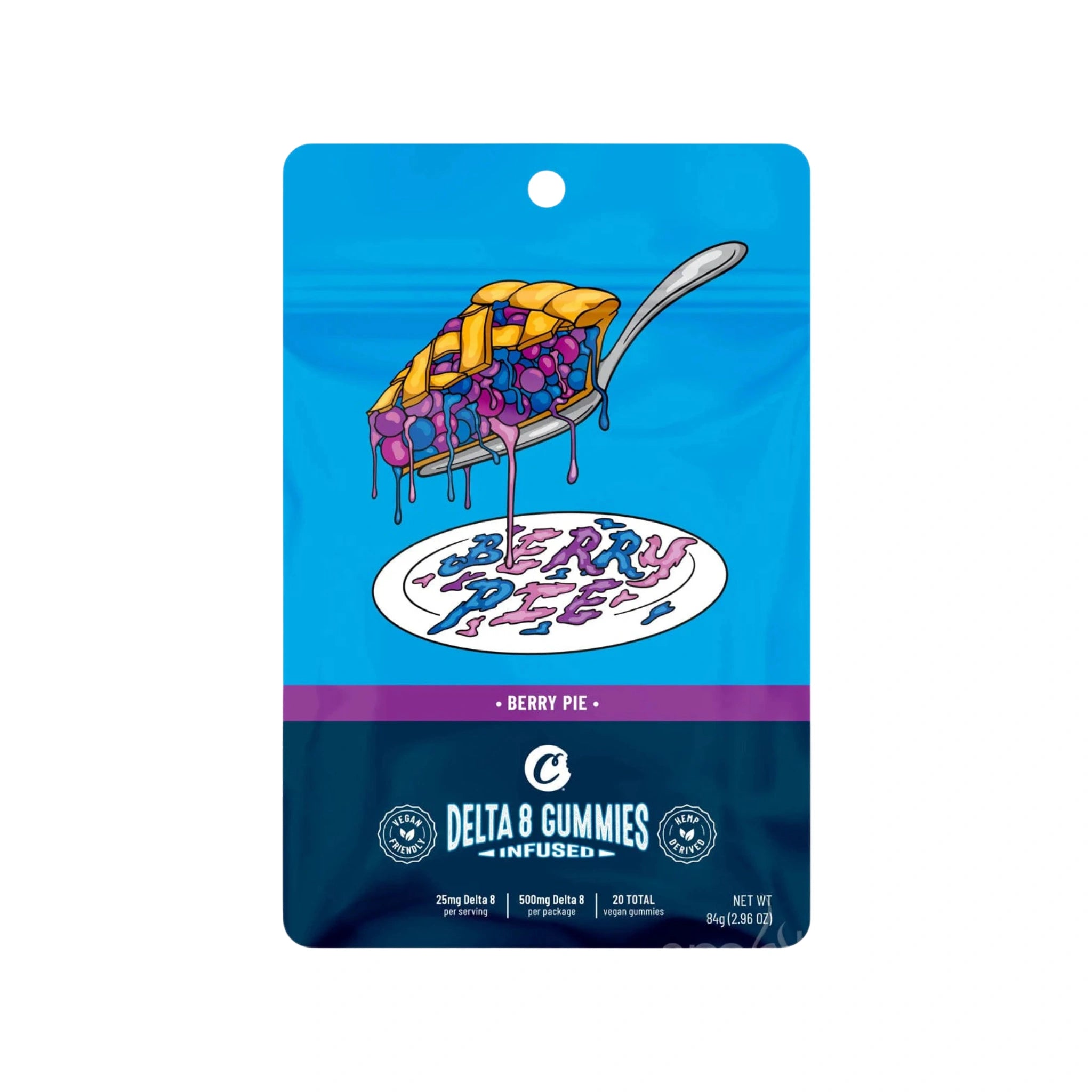 Cookies Gomitas Delta 8 25mg Berry Pie 20 Piezas Blonti México