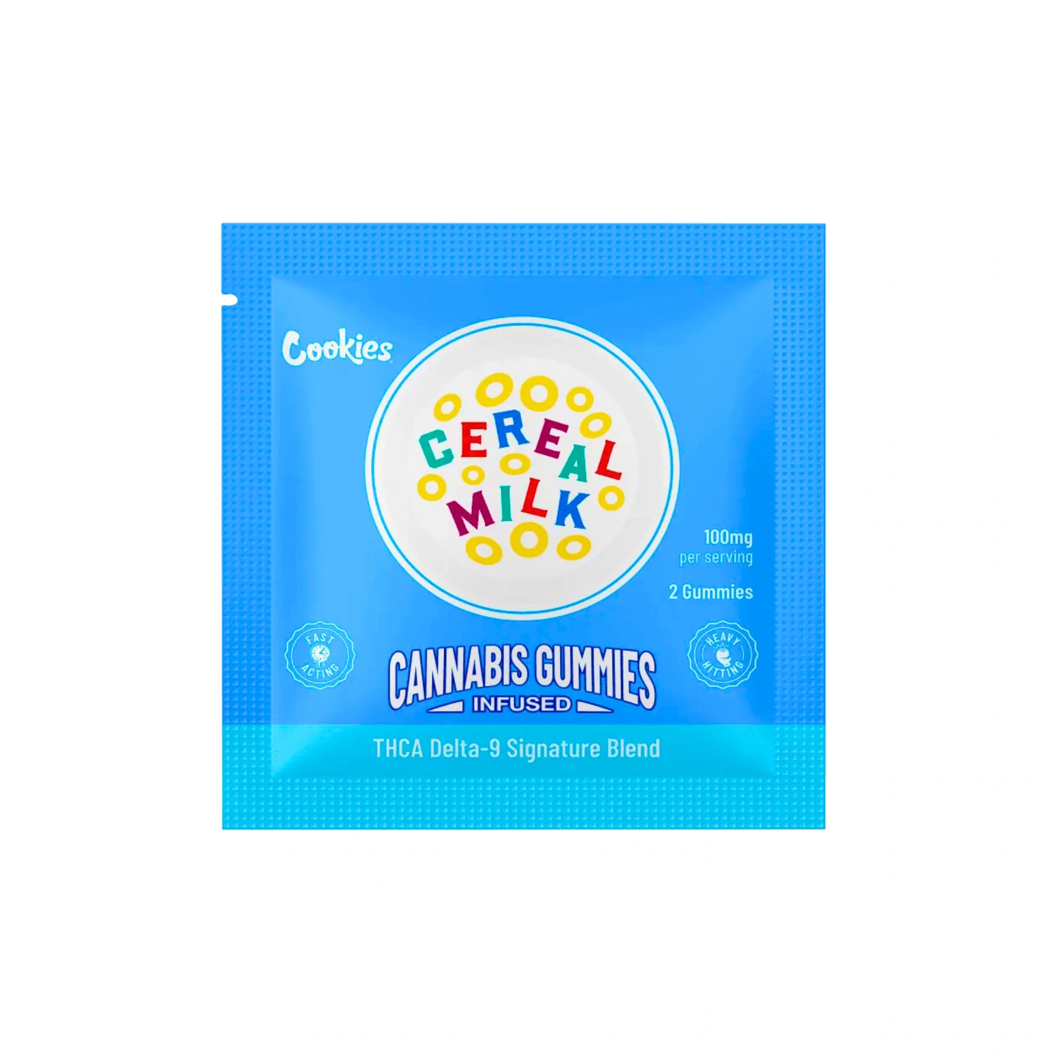 Cookies Gomitas THCA Delta 9 100mg Cereal Milk 2 Piezas Blonti México