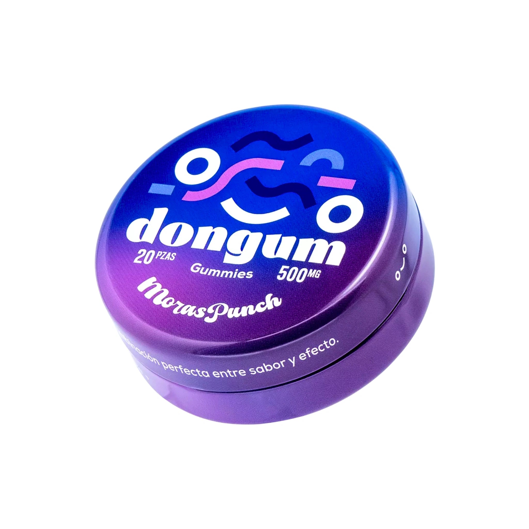 Dongum Gomitas Delta 8 25mg 20 Piezas Moras Punch Blonti México