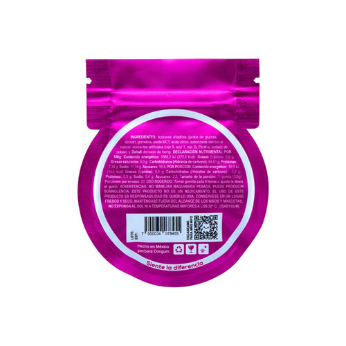 Dongum BabyGum Gomitas Delta 8 25mg Detalle 5 Piezas Multisabor Blonti México