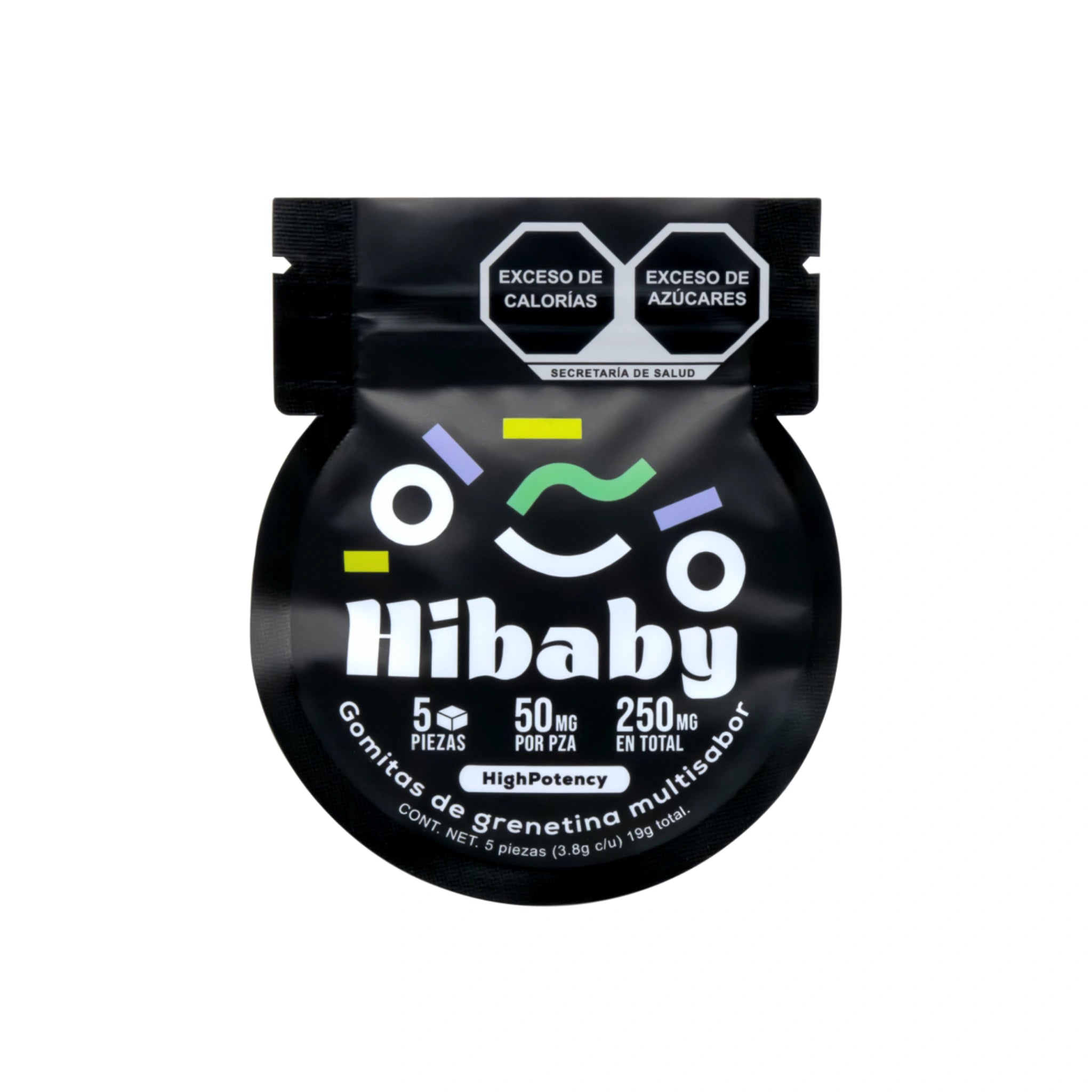 Dongum HiBaby Gomitas HHC 50mg 5 Piezas Multisabor Blonti México
