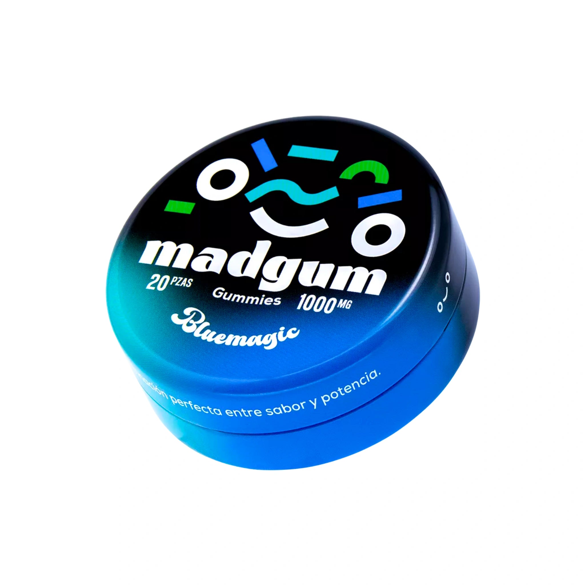 Madgum Gomitas HHC Delta 8 50mg 20 Piezas Blue Magic Blonti México