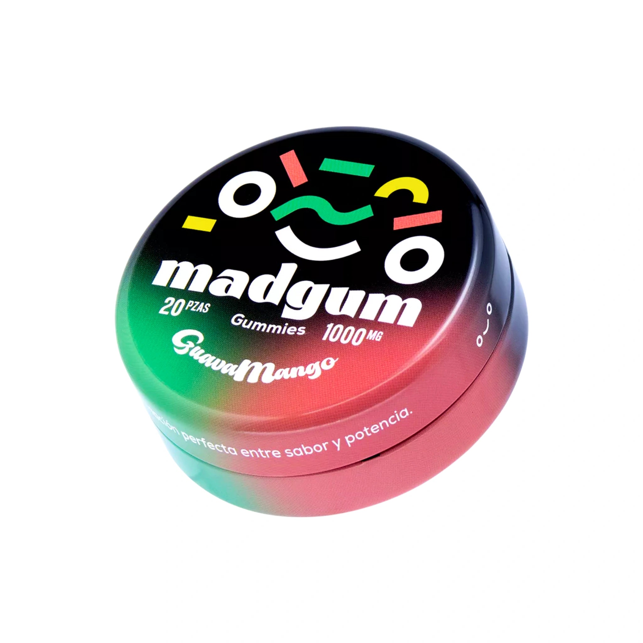 Madgum Gomitas HHC Delta 8 50mg 20 Piezas Guava Mango Blonti México