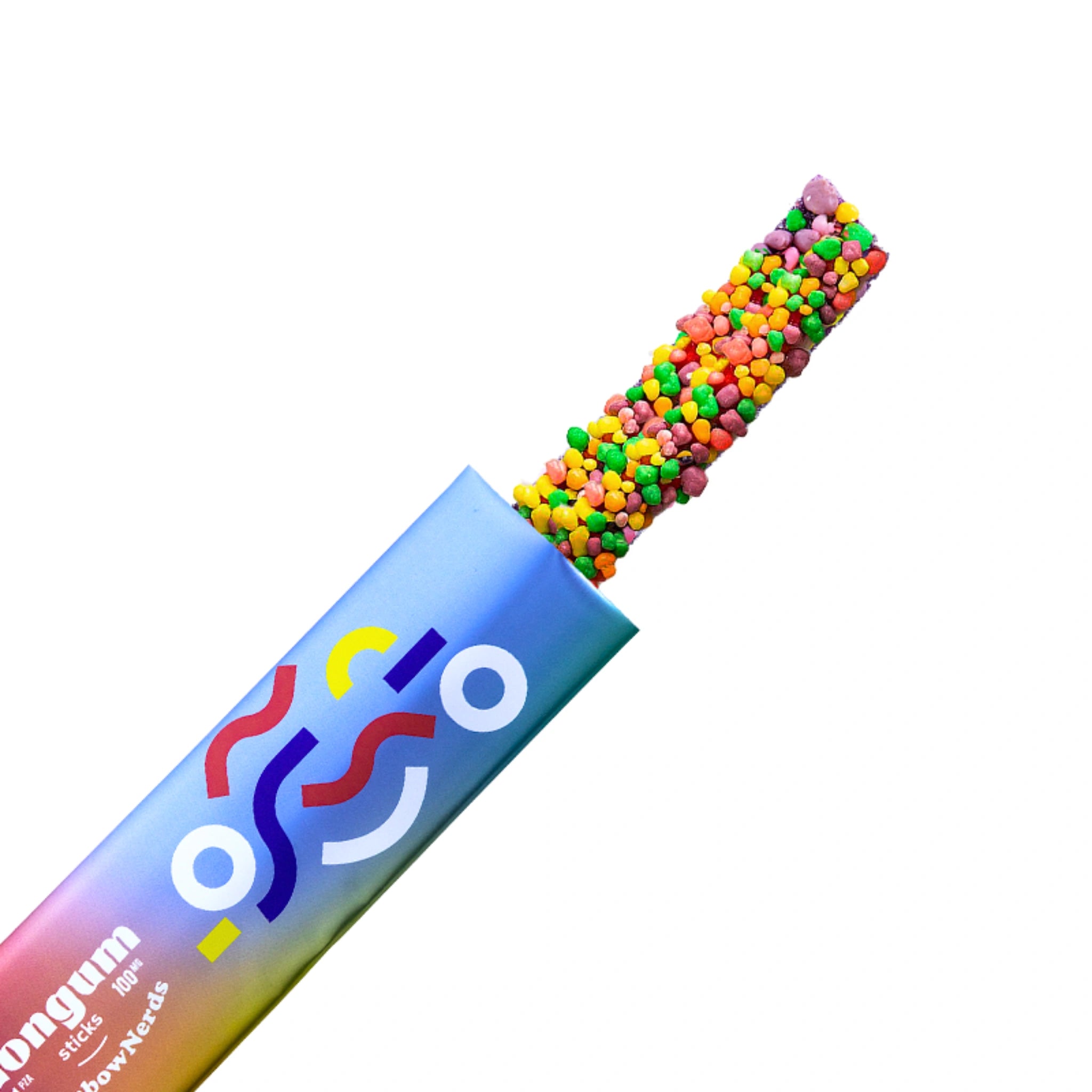 Dongum Stick Delta 8 HHC 100mg Rainbow Nerds Dulce Blonti México