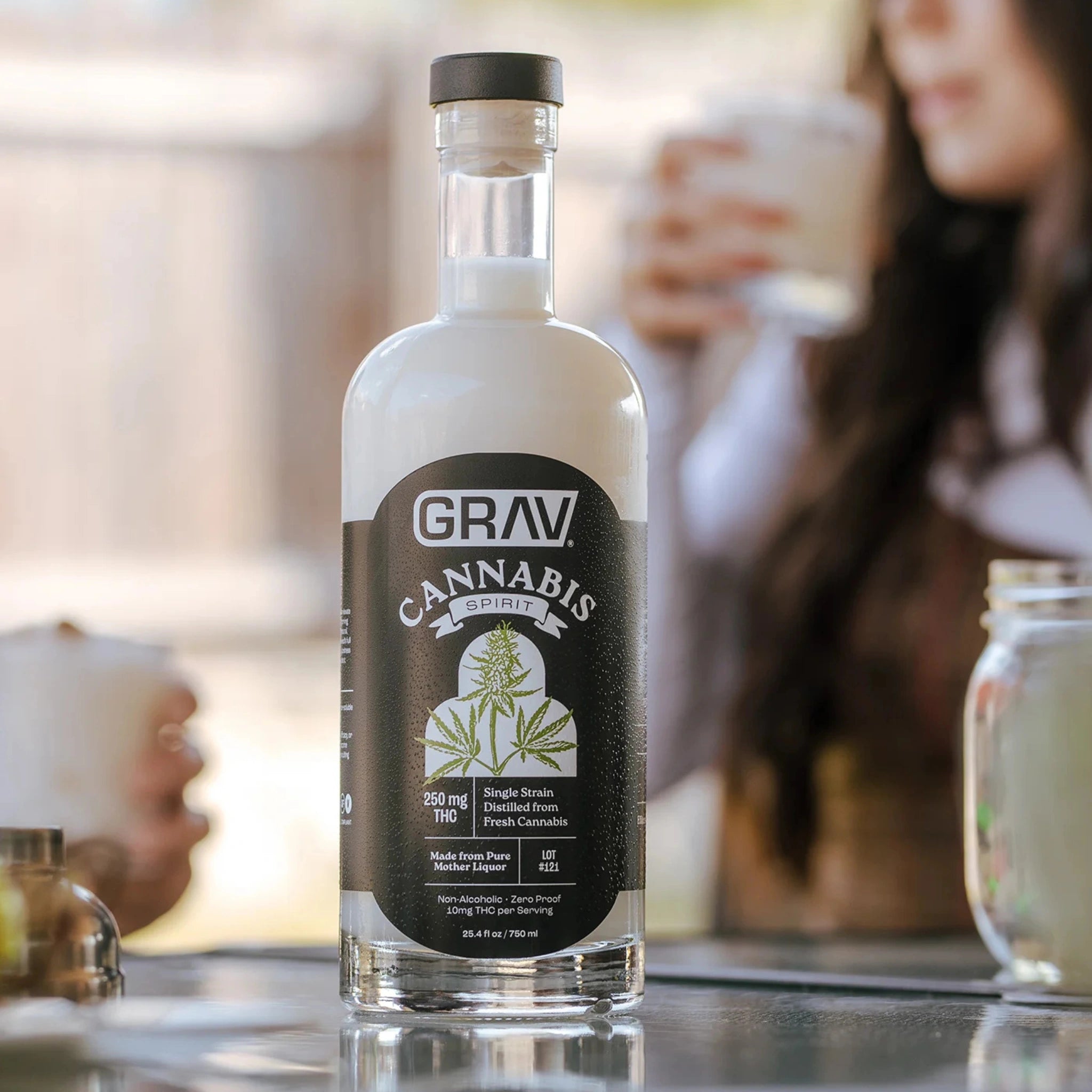 GRAV Cannabis Spirit Delta 9 250mg 750ml Detalle Blonti México