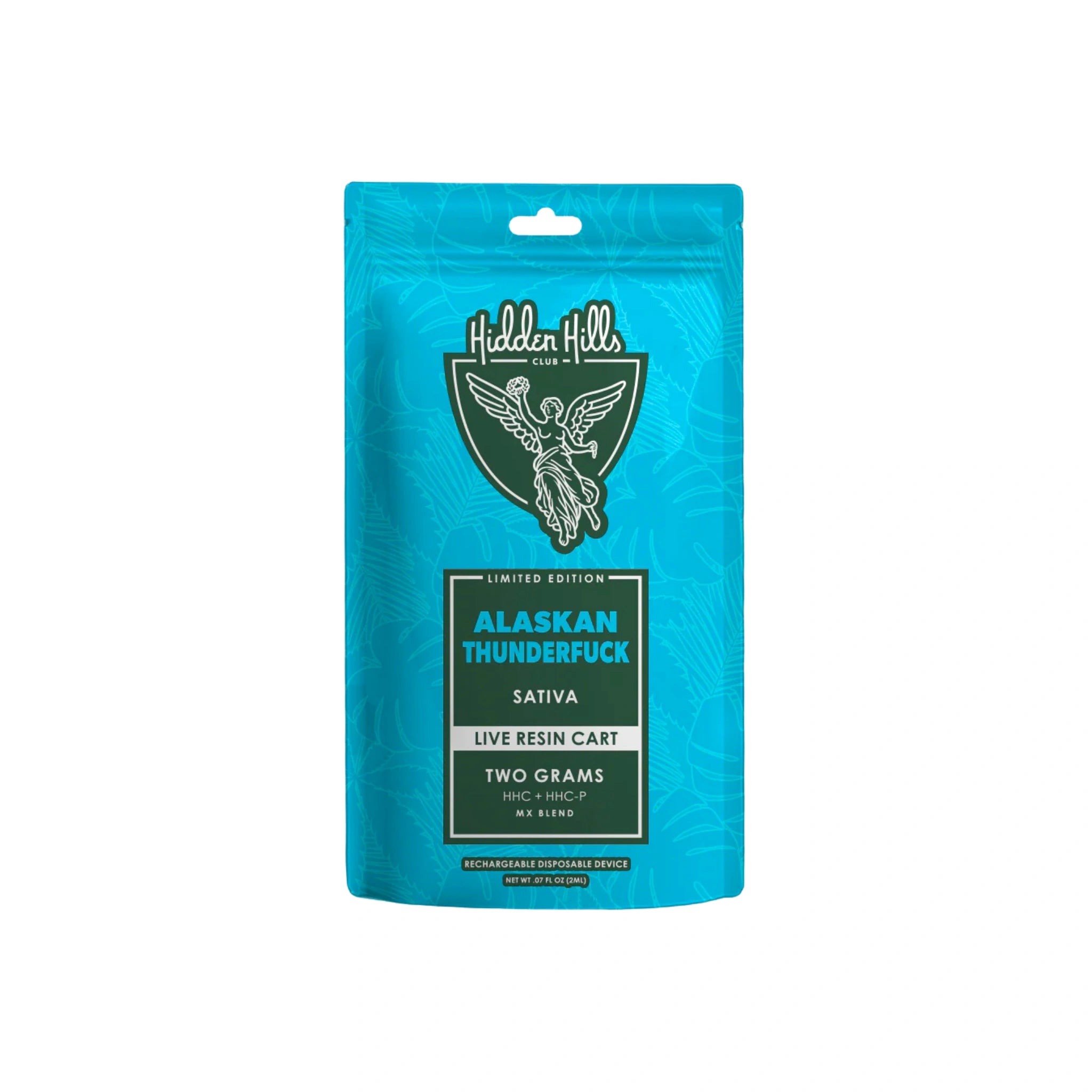 Hidden Hills Cartucho Wax HHC HHCP 2g Alaskan Thunderfuck Sativa Blonti México