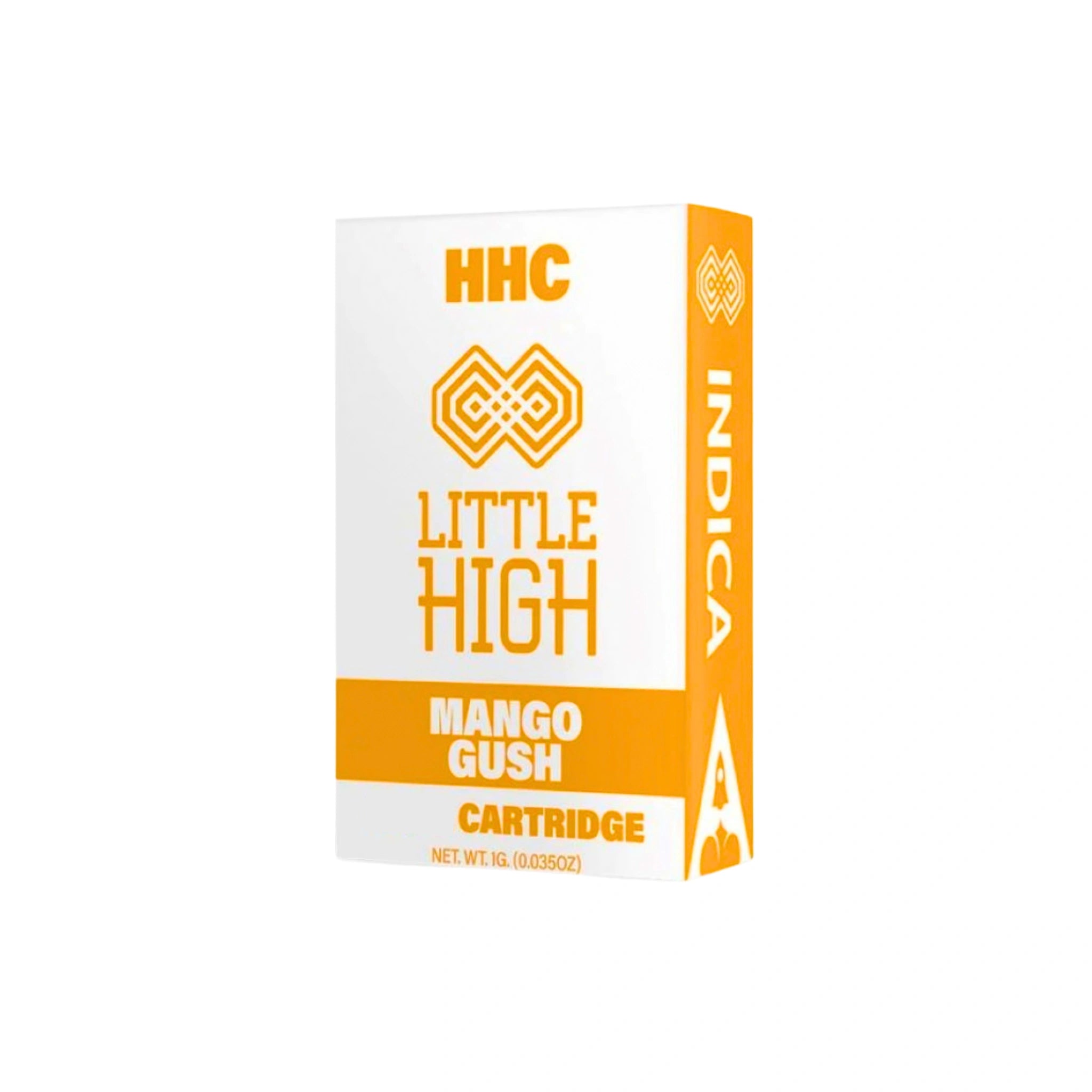 Little High Cartucho Wax HHC Premium 1g Mango Gush Indica Blonti México