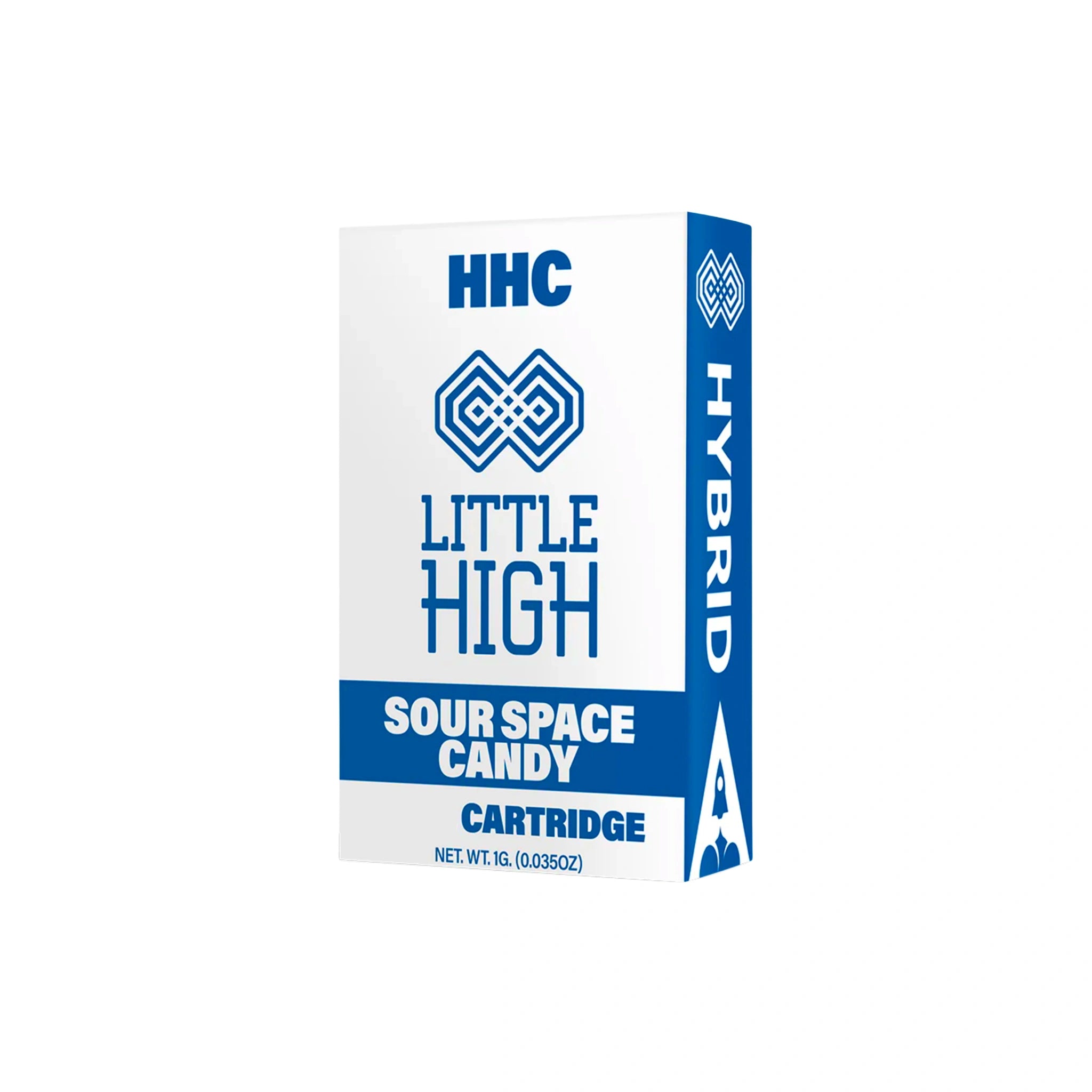 Little High Cartucho Wax HHC Premium 1g Sour Space Candy Hybrid Blonti México