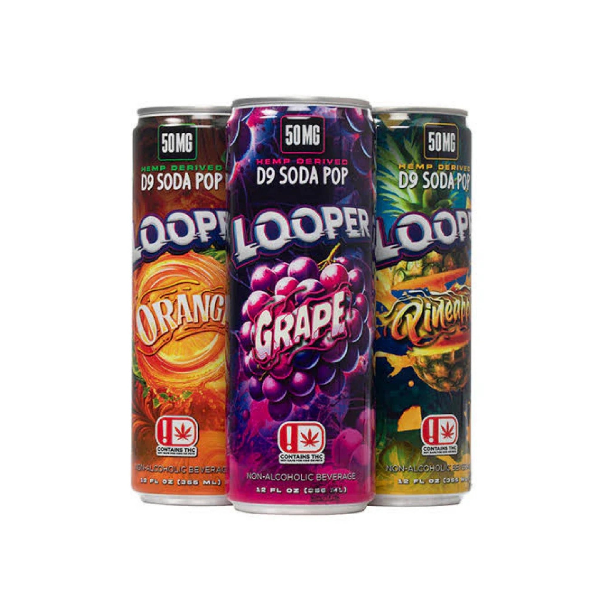 Looper Cannabis Soda Delta 9 50mg 355ml Blonti Mexico