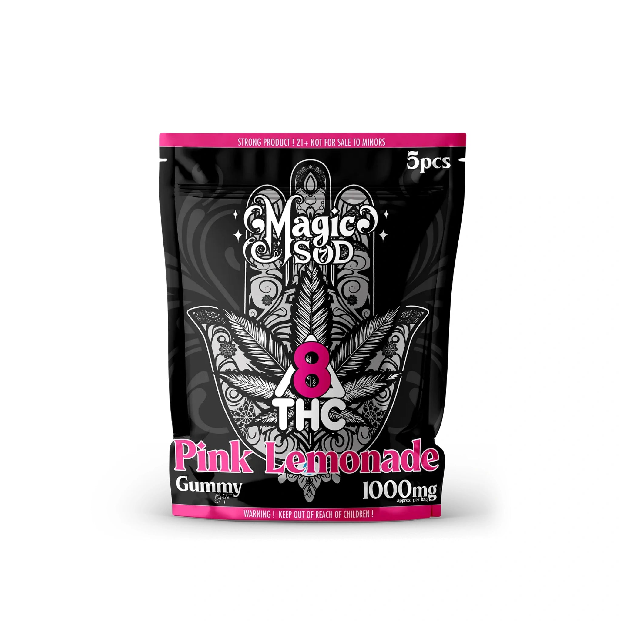 Magic Sod Gomitas Delta 8 20mg Pink Lemonade 5 Piezas Blonti México