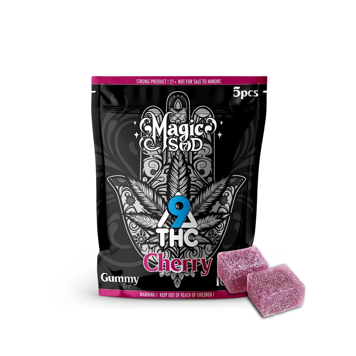 Magic Sod Gomitas Delta 9 20mg Cherry 5 Piezas Blonti México