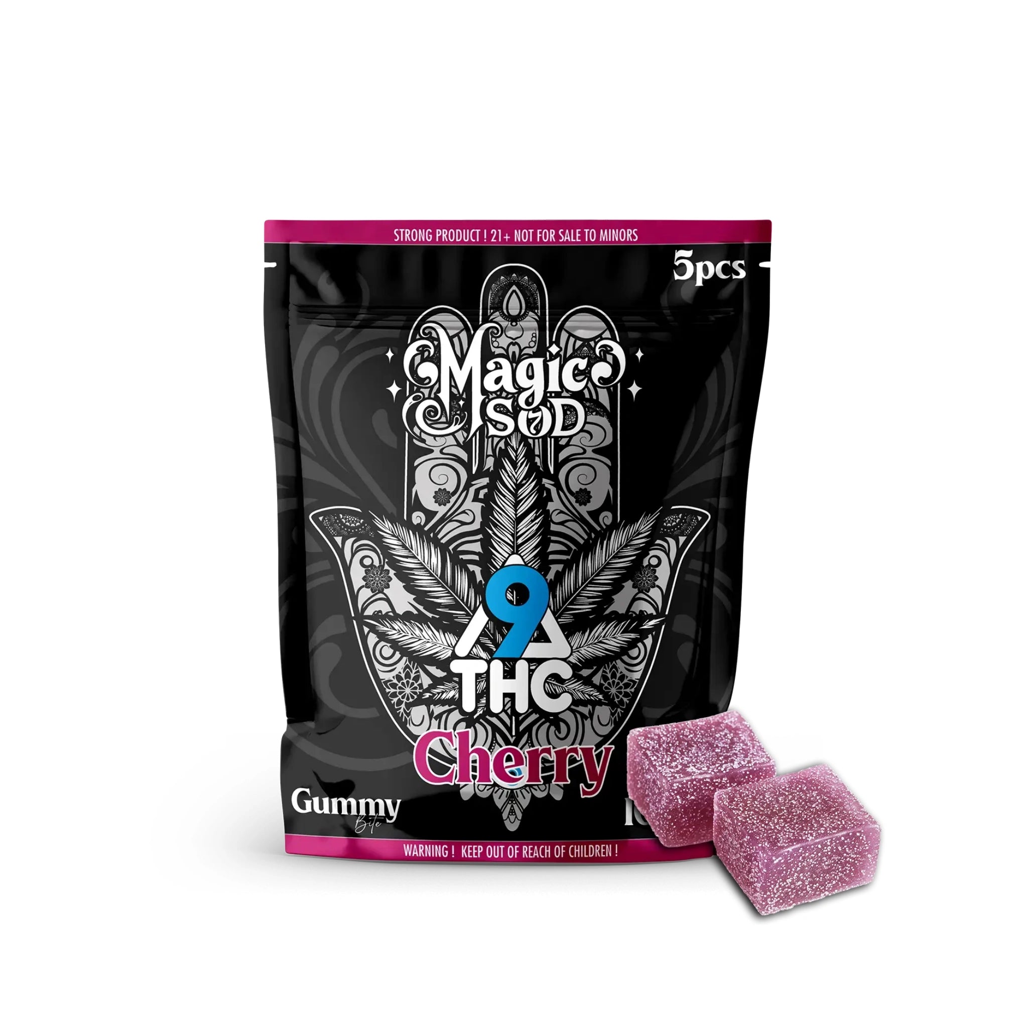 Magic Sod Gomitas Delta 9 20mg Cherry 5 Piezas Blonti México