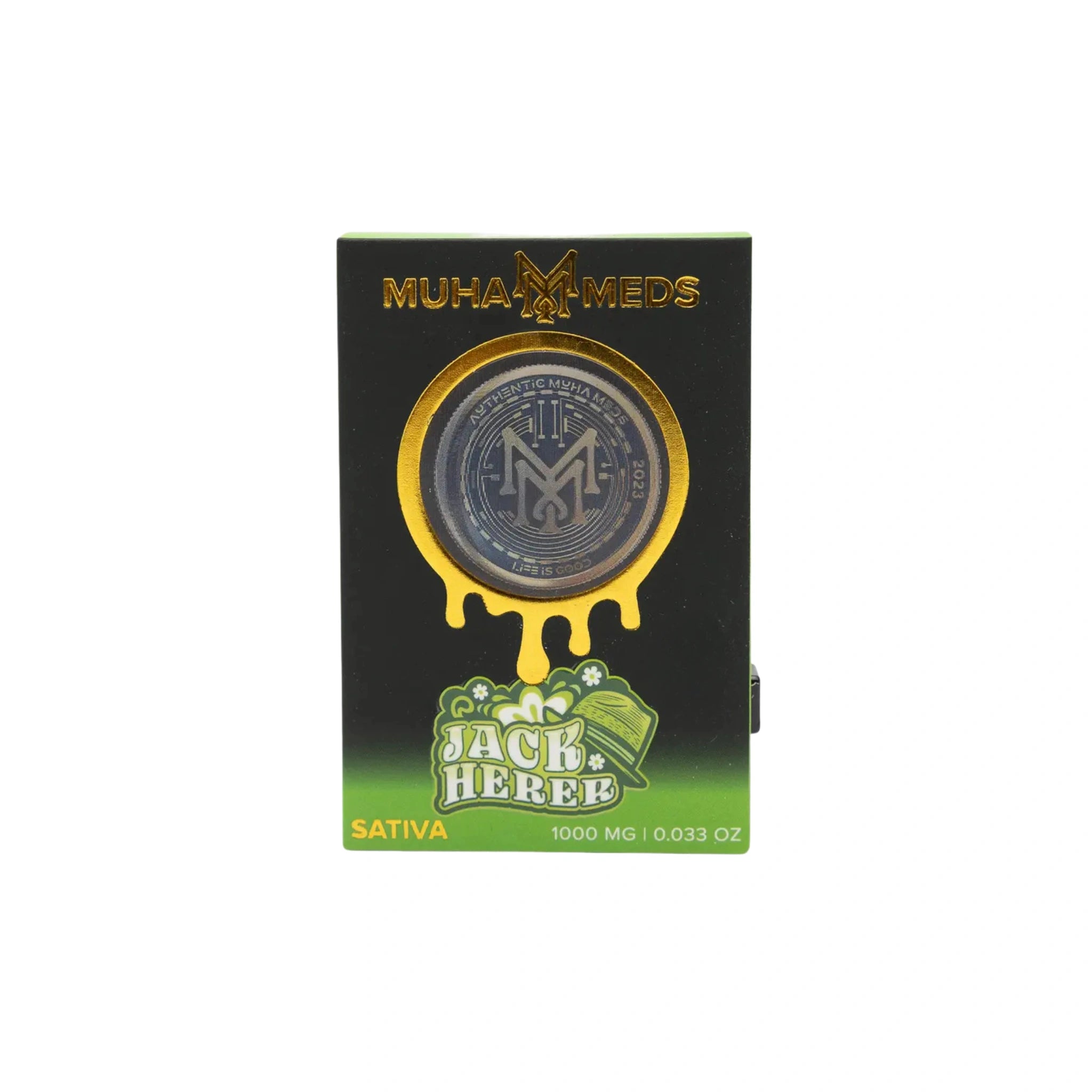 Muha Meds Cartucho Wax THCA 1g Jack Herer Sativa Blonti México
