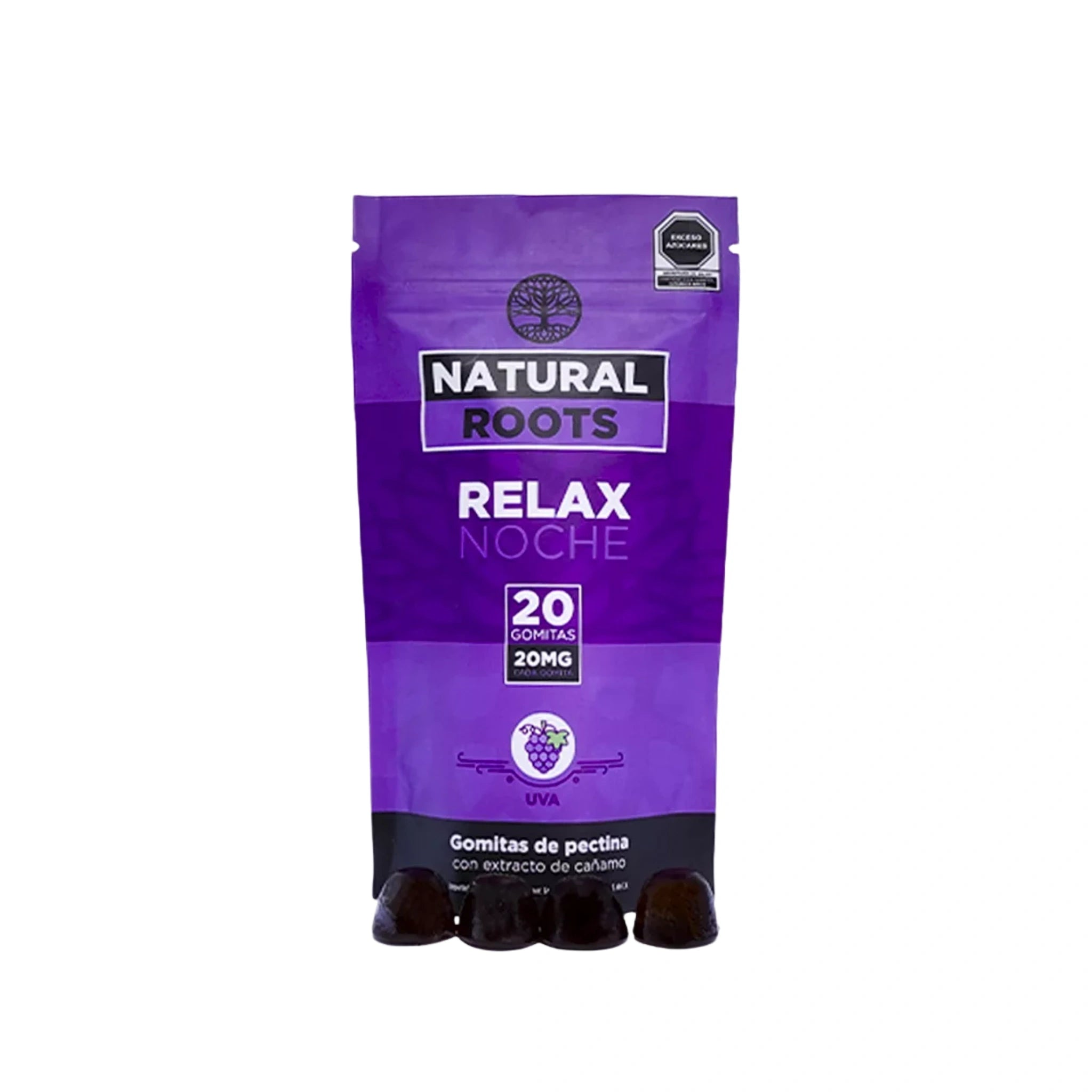Natural Roots Gomitas CBD 20mg Para Dormir Relax 20 Piezas Blonti México