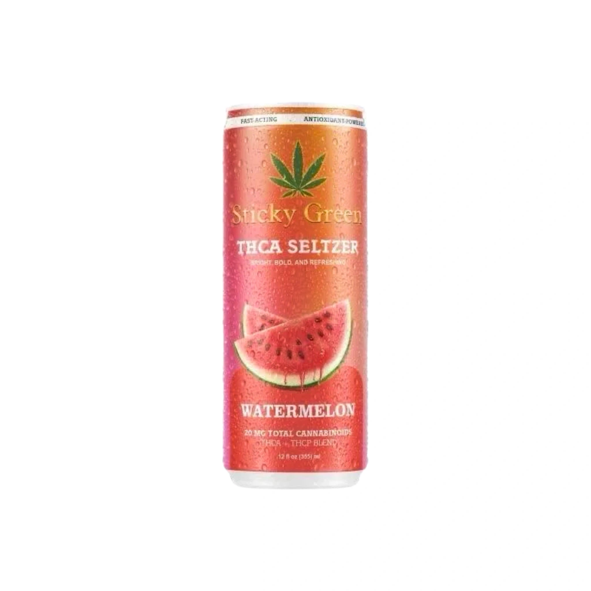 Sticky Green Soda THCA THCP 20mg 355ml Watermelon Blonti México
