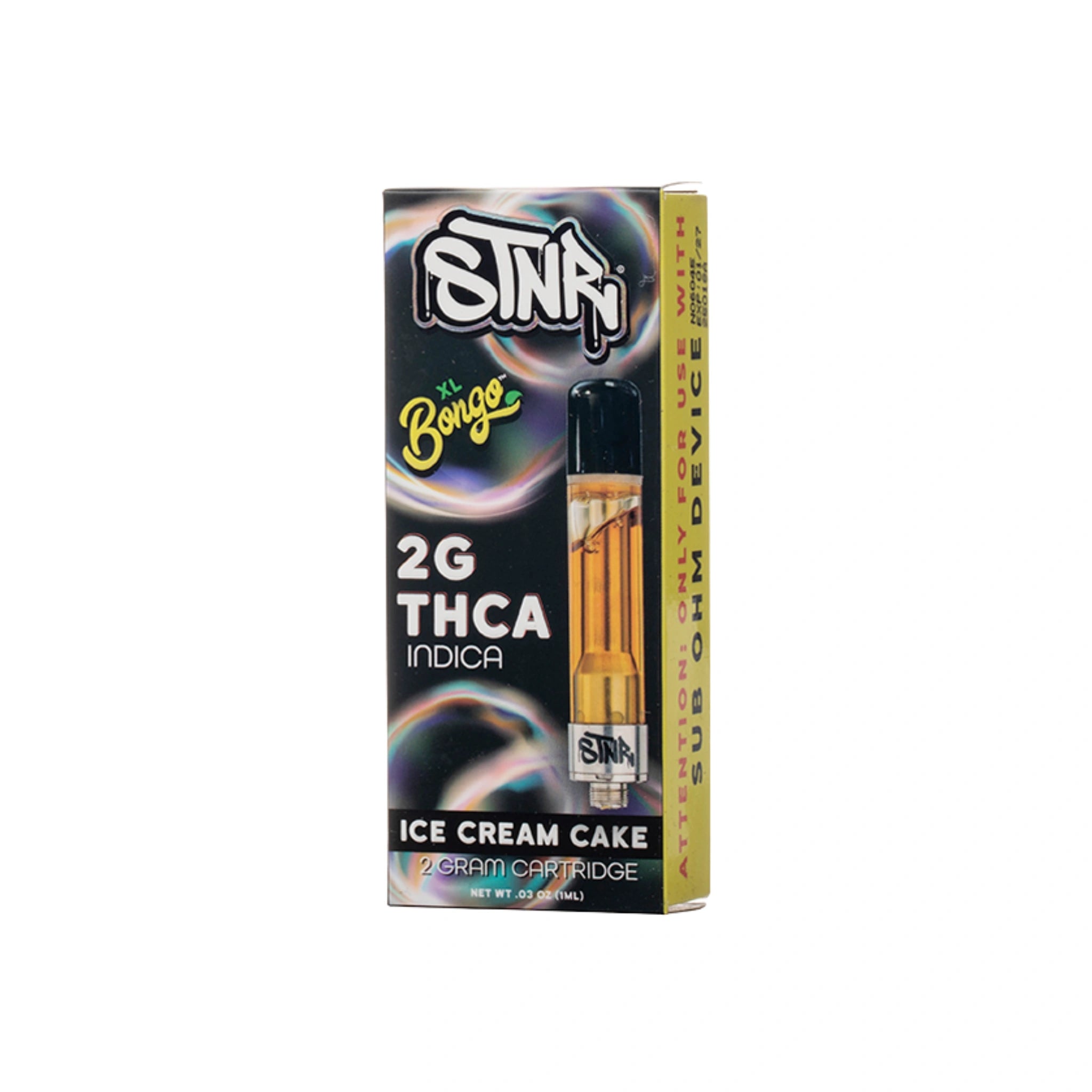 STNR Cartucho Wax THCA 2g Ice Cream Cake Indica Blonti México