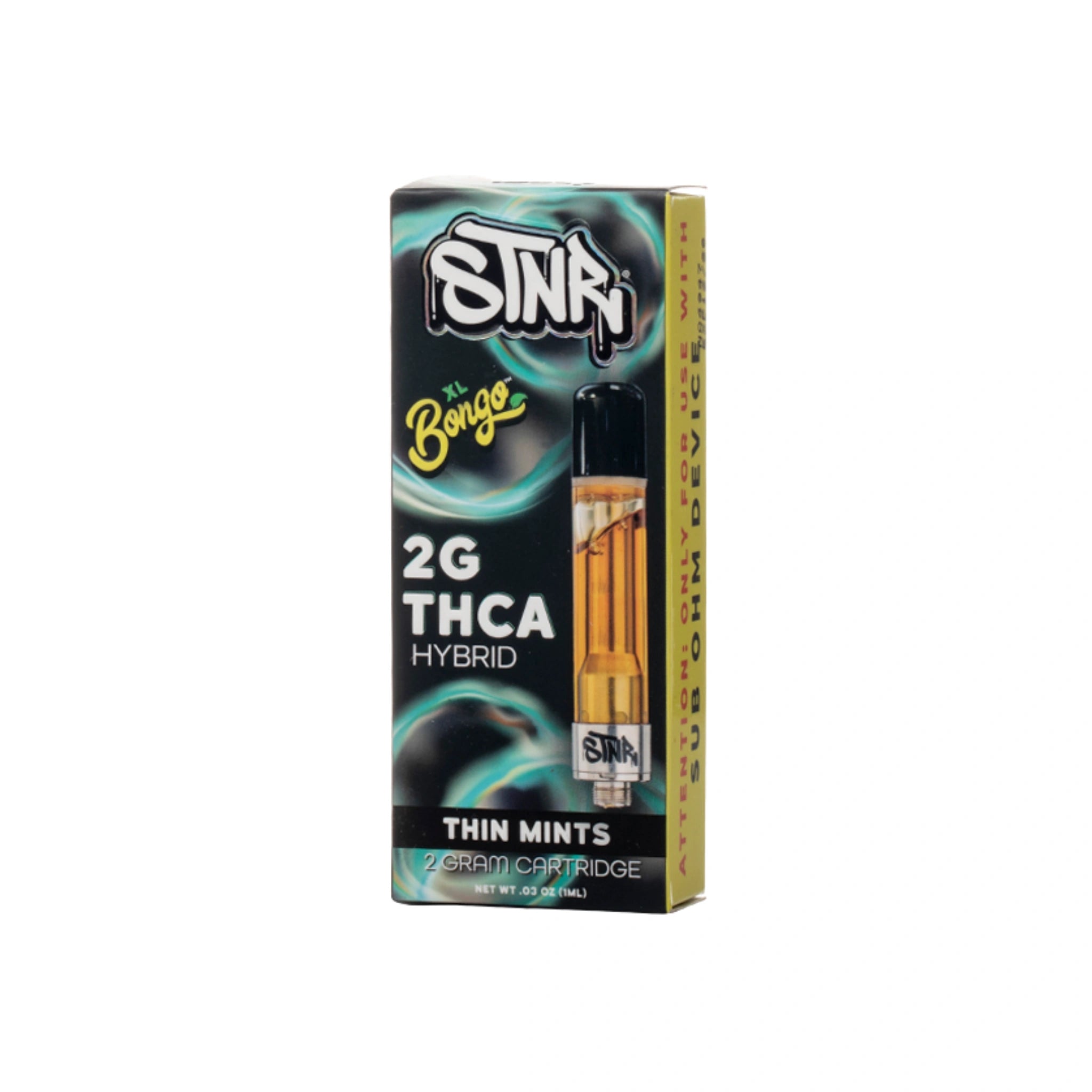STNR Cartucho Wax THCA 2g Thin Mints Hybrid Blonti México