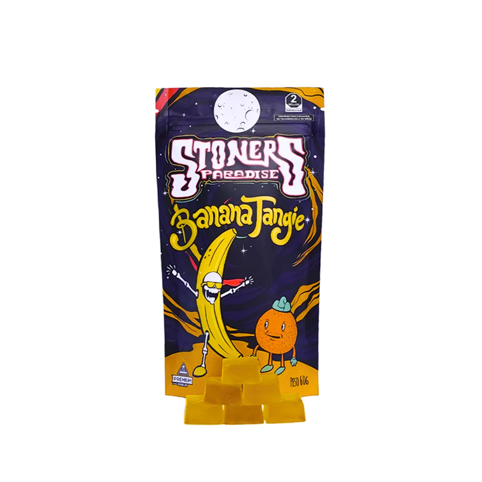 Stoners Paradise Gomitas Delta 9 30mg 15 Piezas Banana Tangie Blonti México