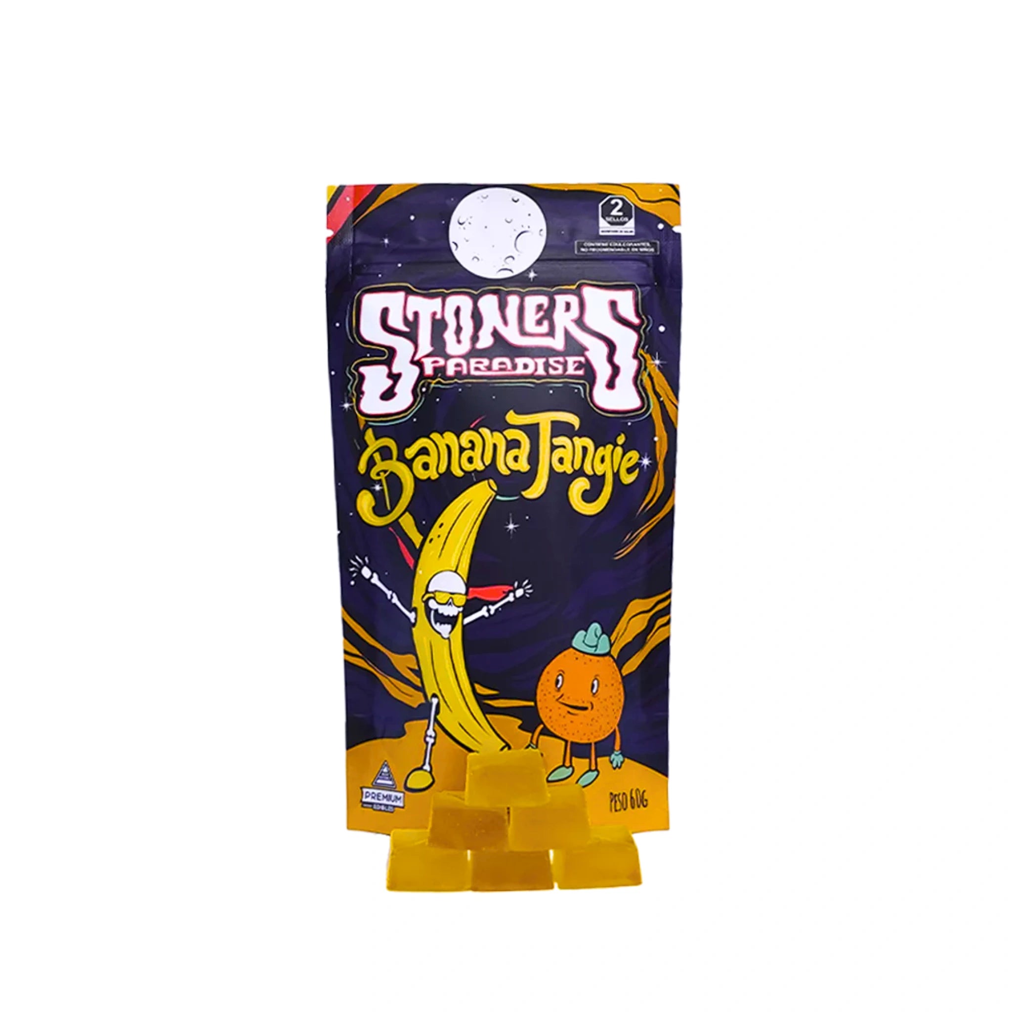 Stoners Paradise Gomitas Delta 9 30mg 15 Piezas Banana Tangie Blonti México