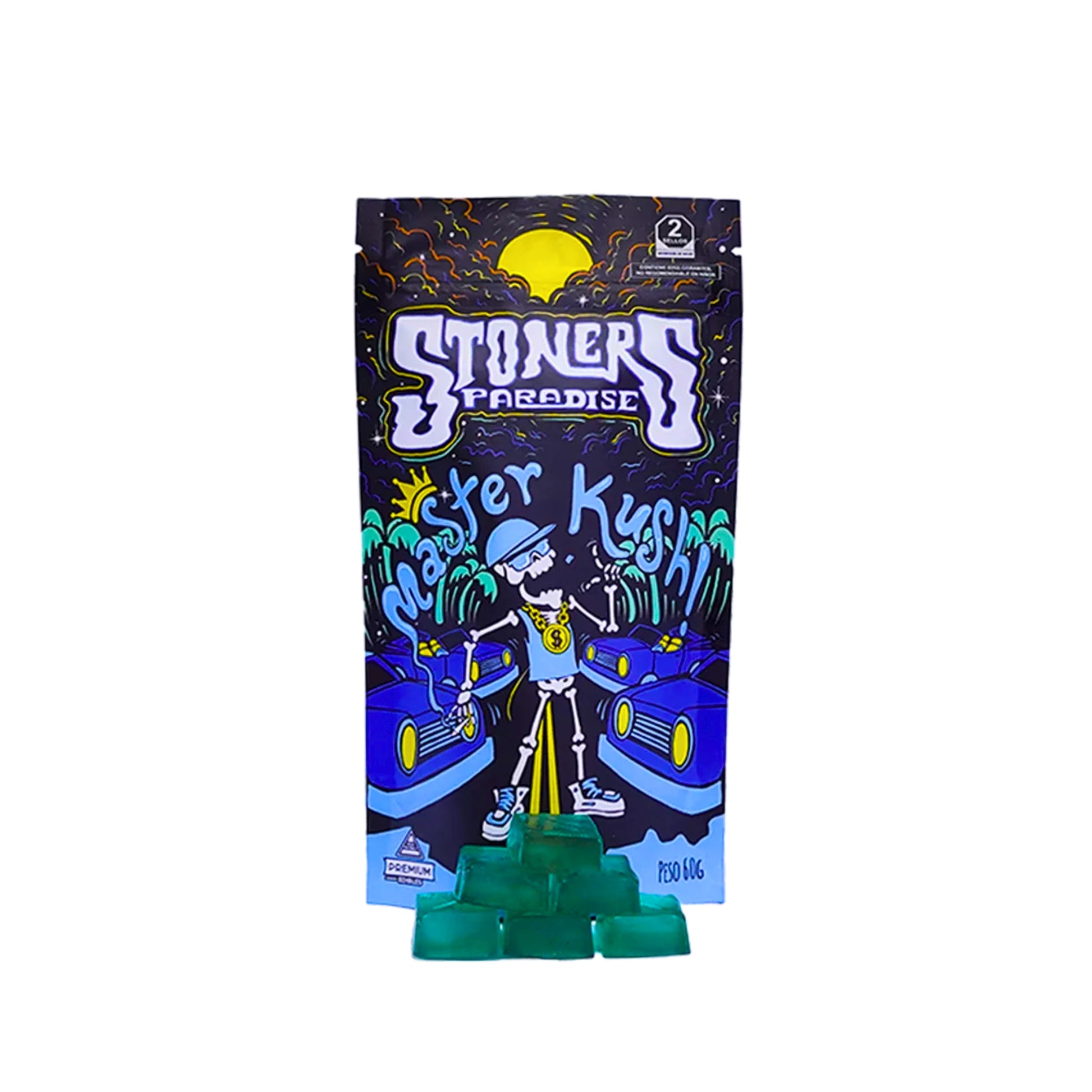 Stoners Paradise Gomitas Delta 9 30mg 15 Piezas Master Kush Blonti México
