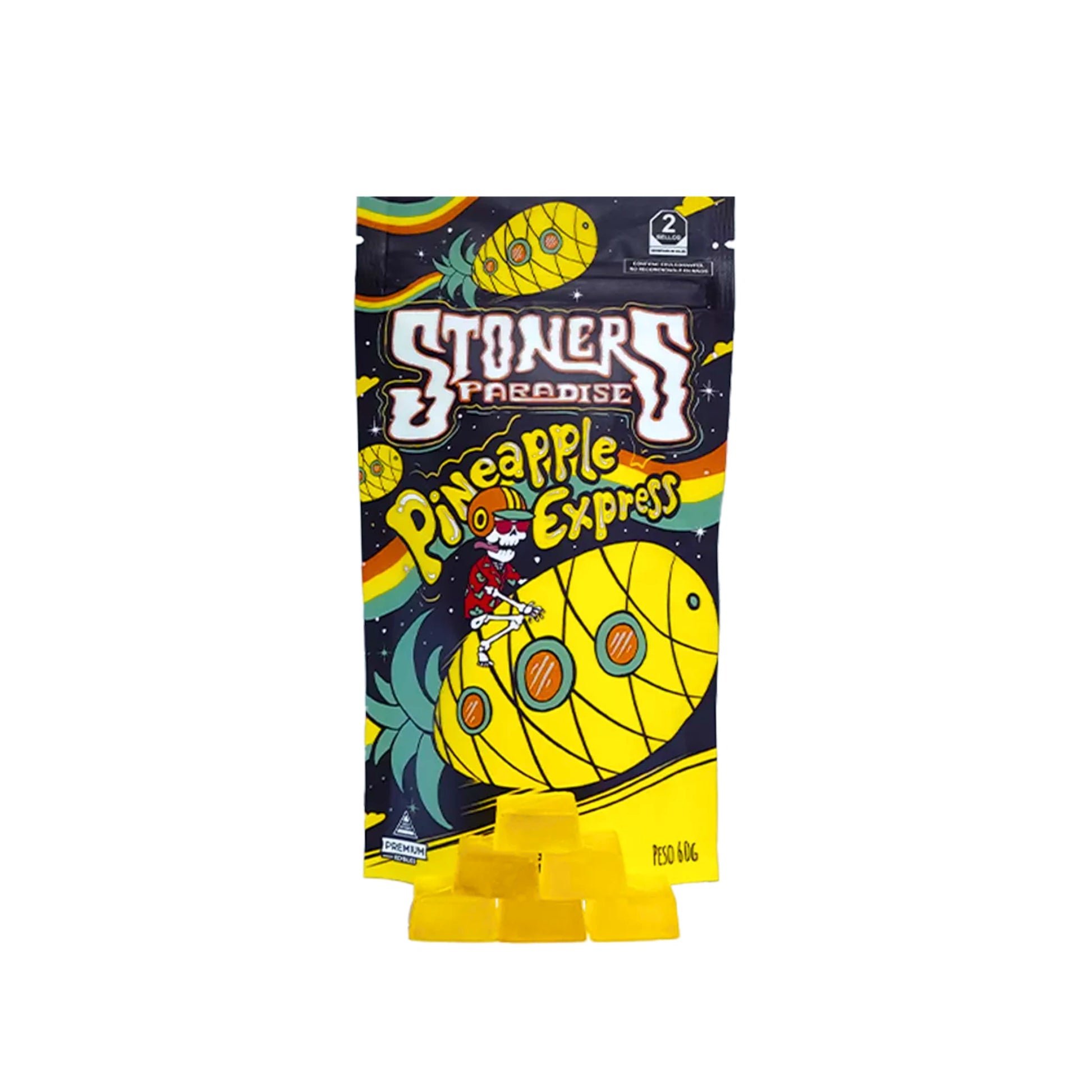 Stoners Paradise Gomitas Delta 9 30mg 15 Piezas Pineapple Express Blonti México