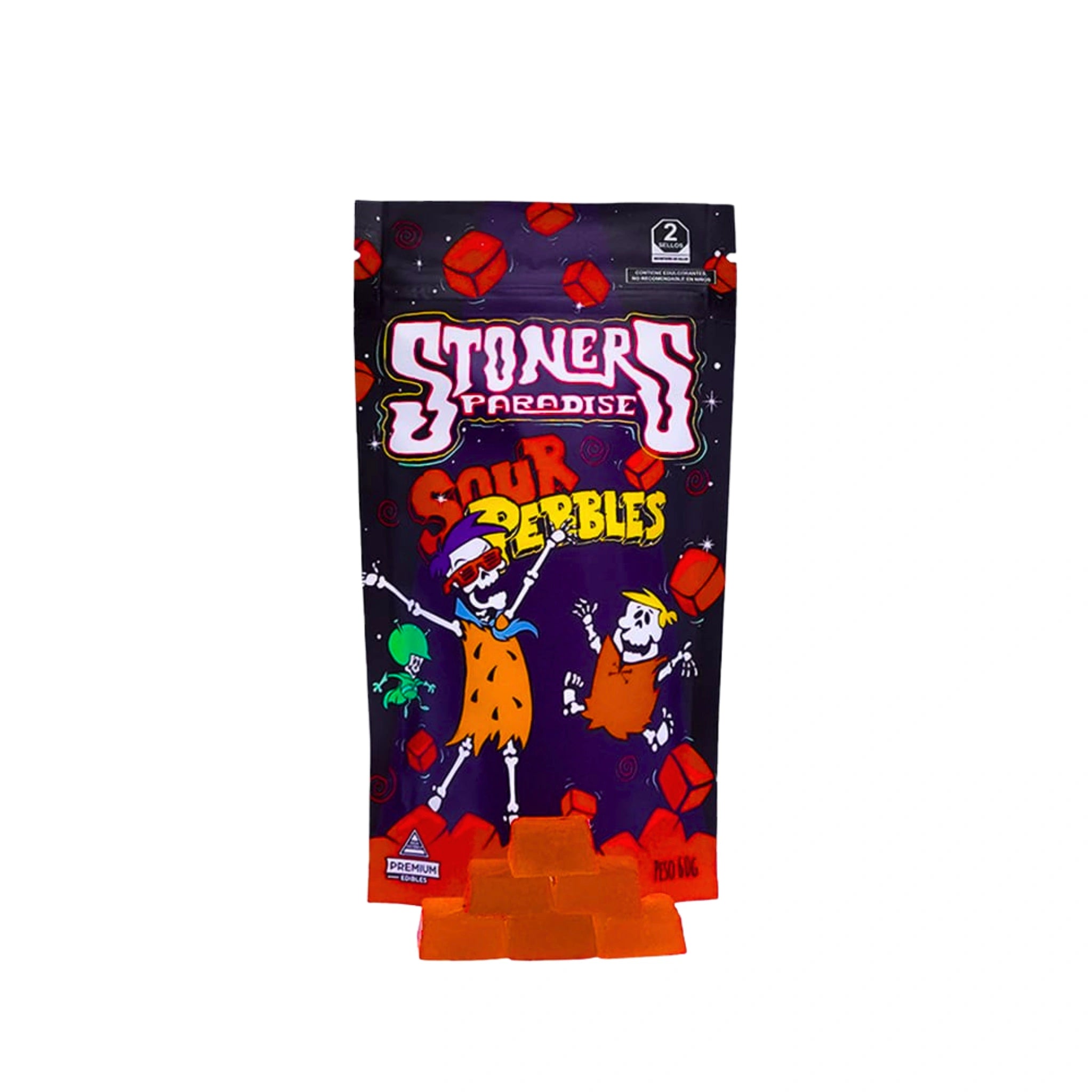 Stoners Paradise Gomitas Delta 9 30mg 15 Piezas Sour Pebbles Blonti México
