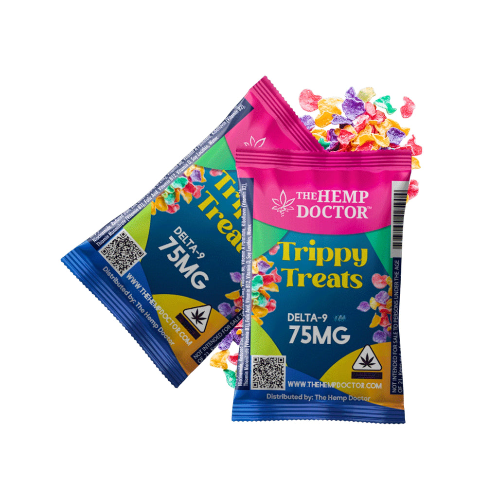 The Hemp Doctor Trippy Treats Barra Cereal Delta 9 75mg 1 Pieza Blonti México