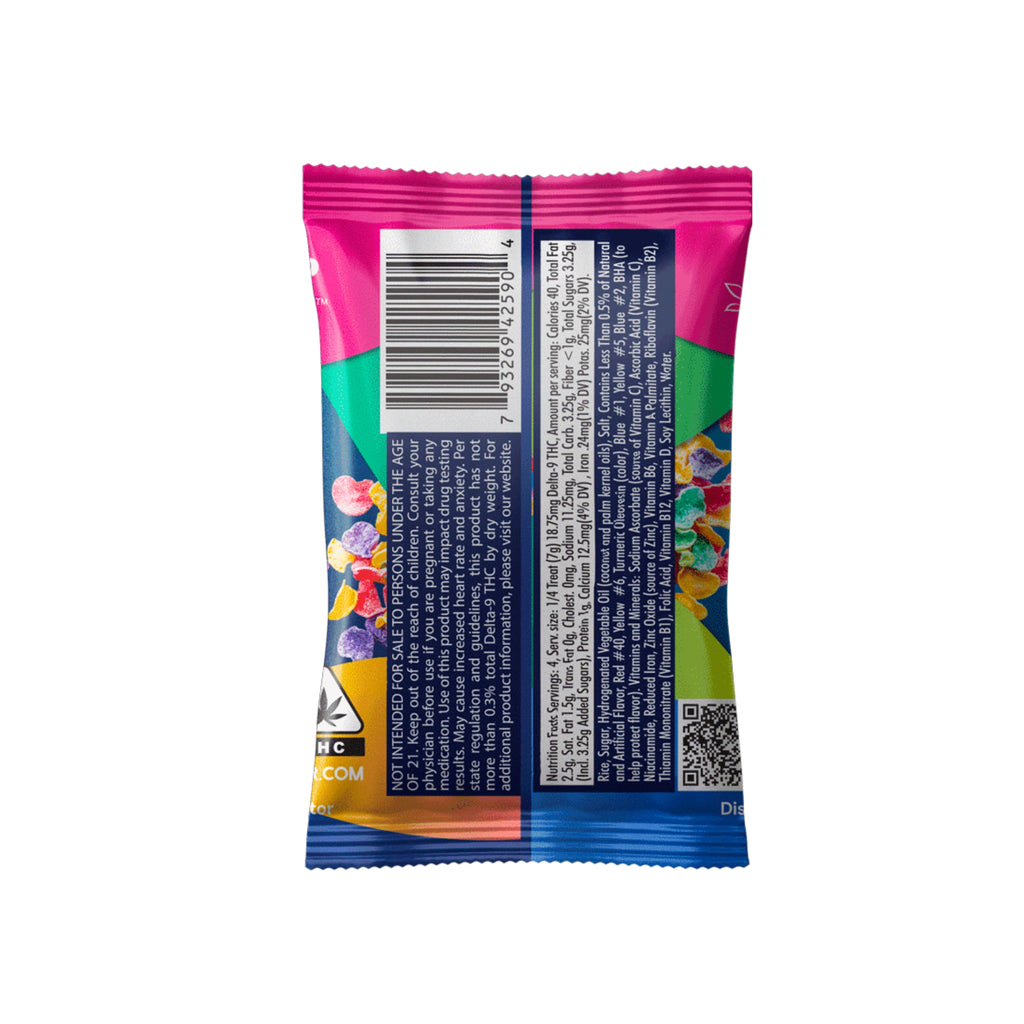 The Hemp Doctor Trippy Treats Barra Cereal Delta 9 75mg Detalle Blonti México