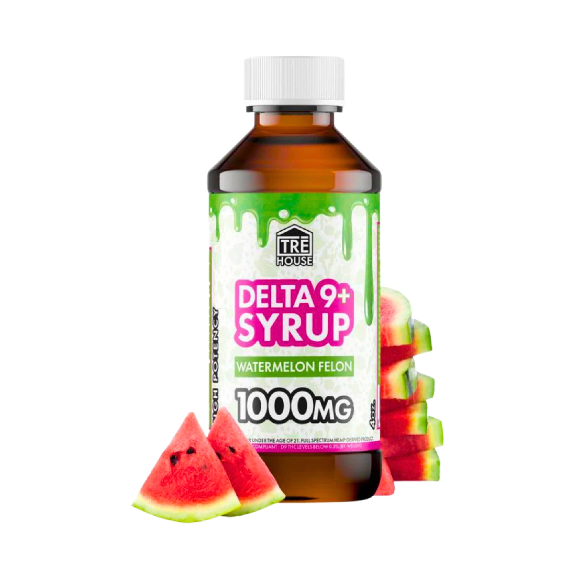 TRE House Jarabe Delta 9 1000mg 115ml Watermelon Felon Blonti México