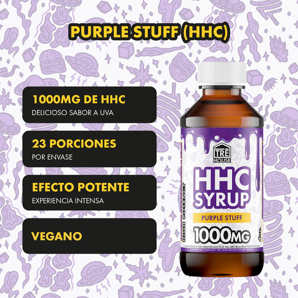 TRE House Jarabe HHC 1000mg 115ml Detalle Blonti México