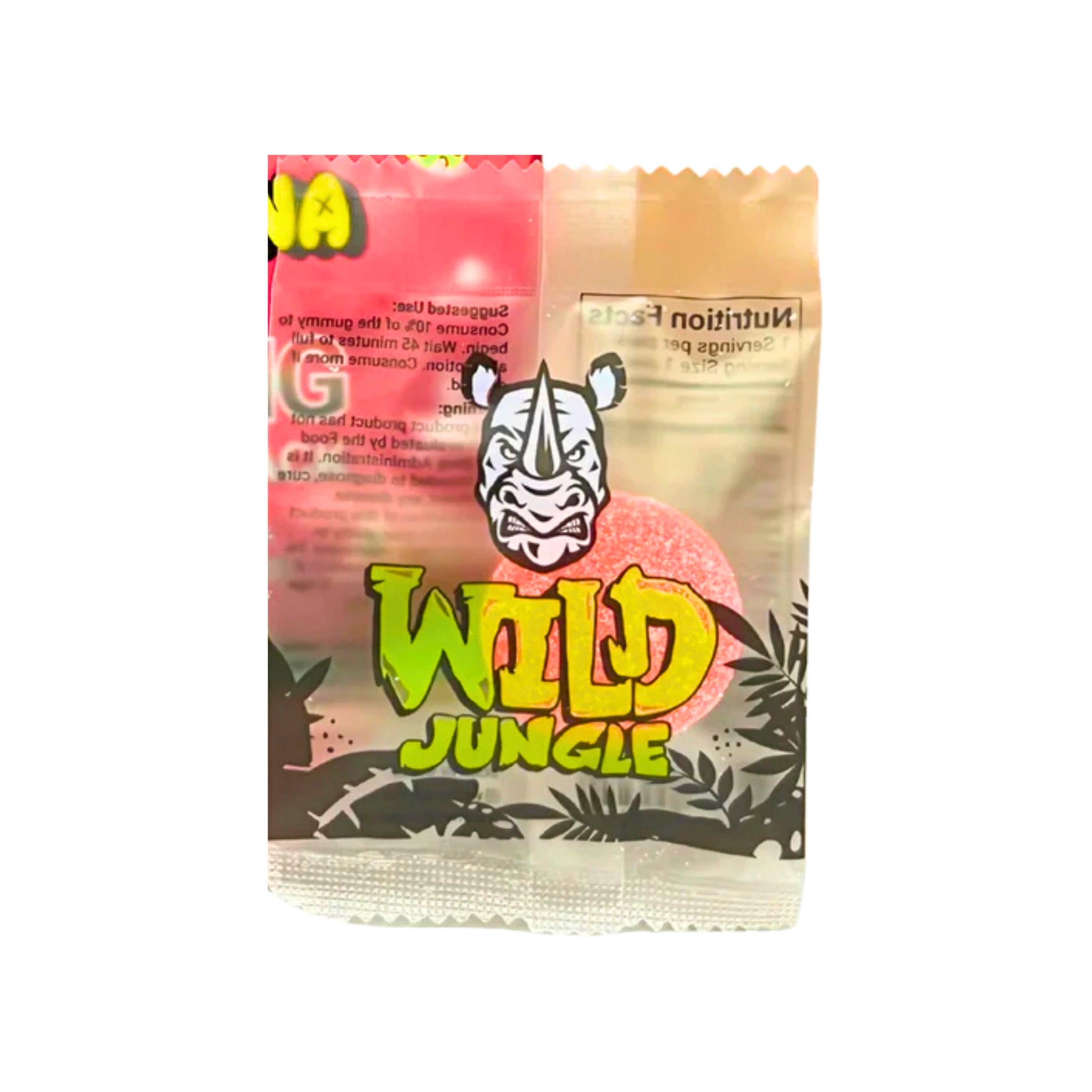 Wild Jungle Gomita THCA Delta 8 HHC THCP 1000mg Watermelon Zkittles Blonti México